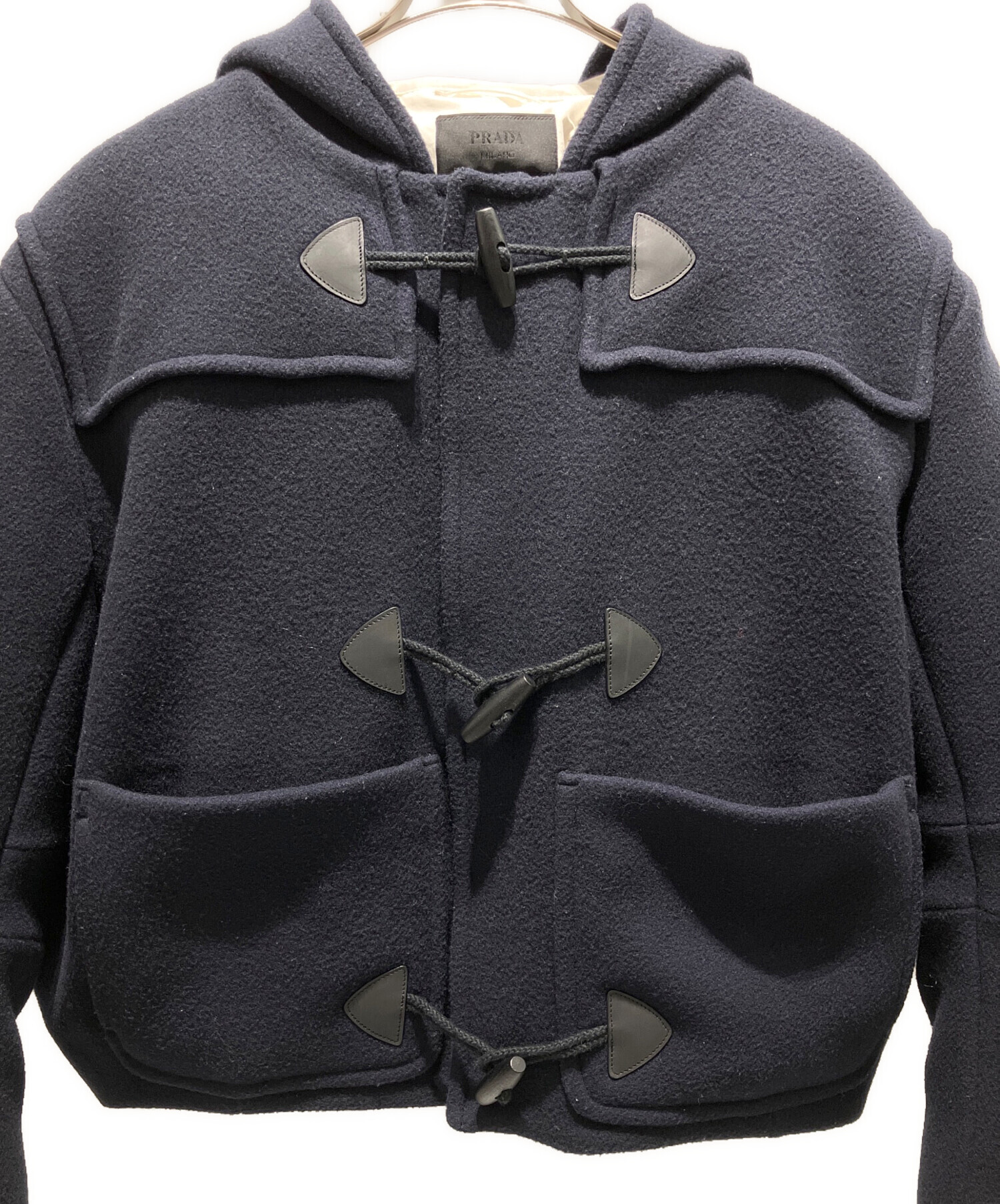 中古・古着通販】PRADA (プラダ) Wool Down Padded Duffle Jacket