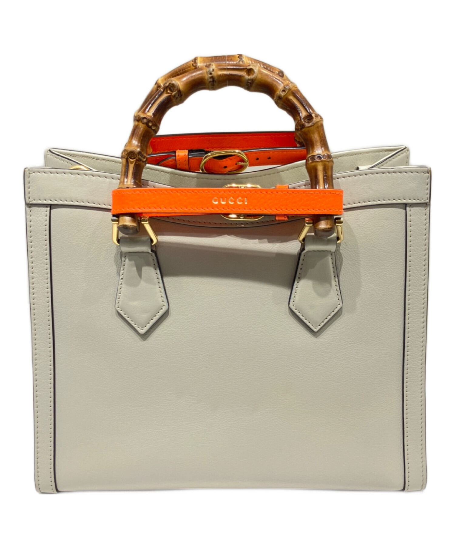中古・古着通販】GUCCI (グッチ) ダイアナ ミディアム トートバッグ 
