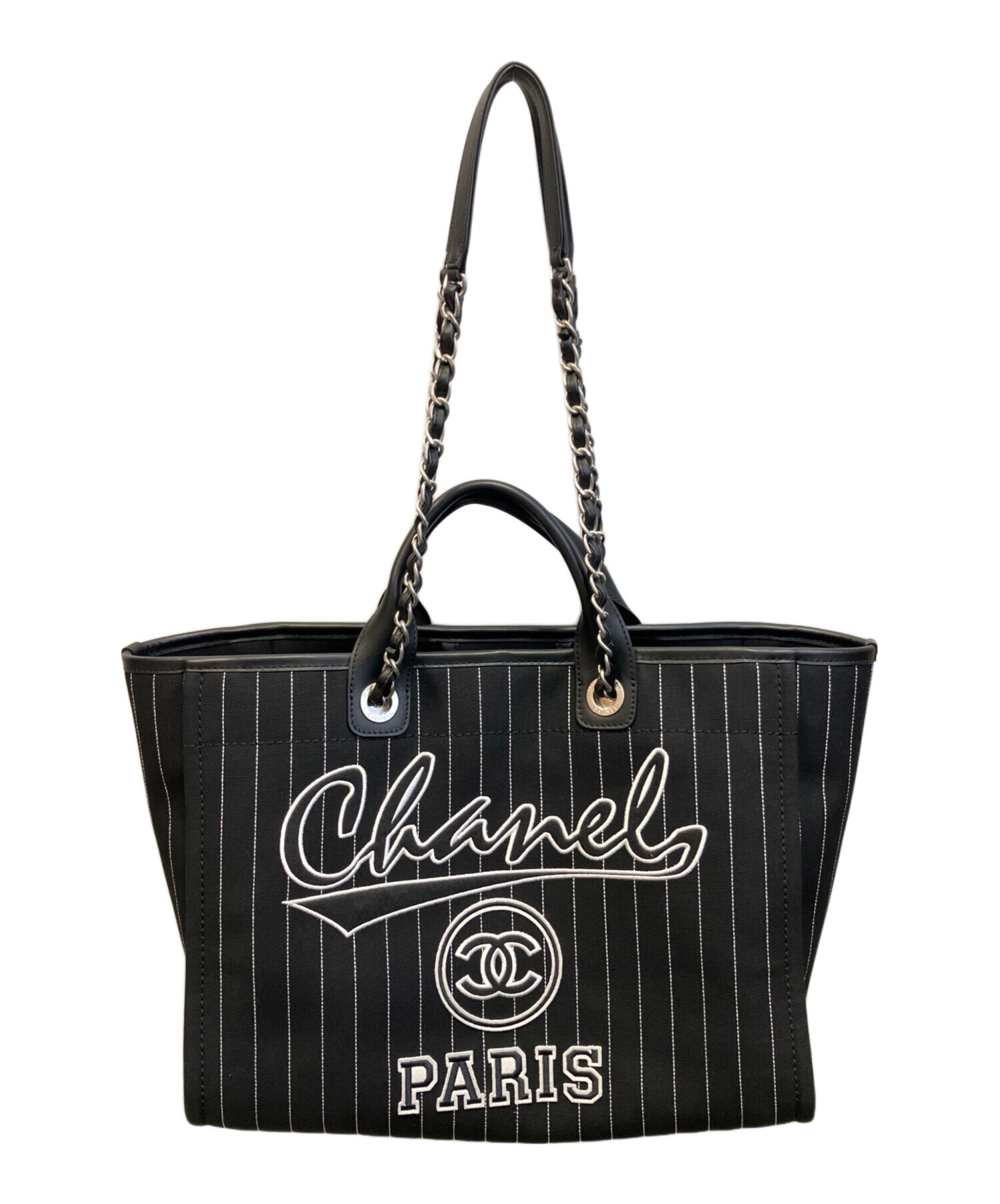 中古・古着通販】CHANEL (シャネル) ドーヴィル 66941 ブラック
