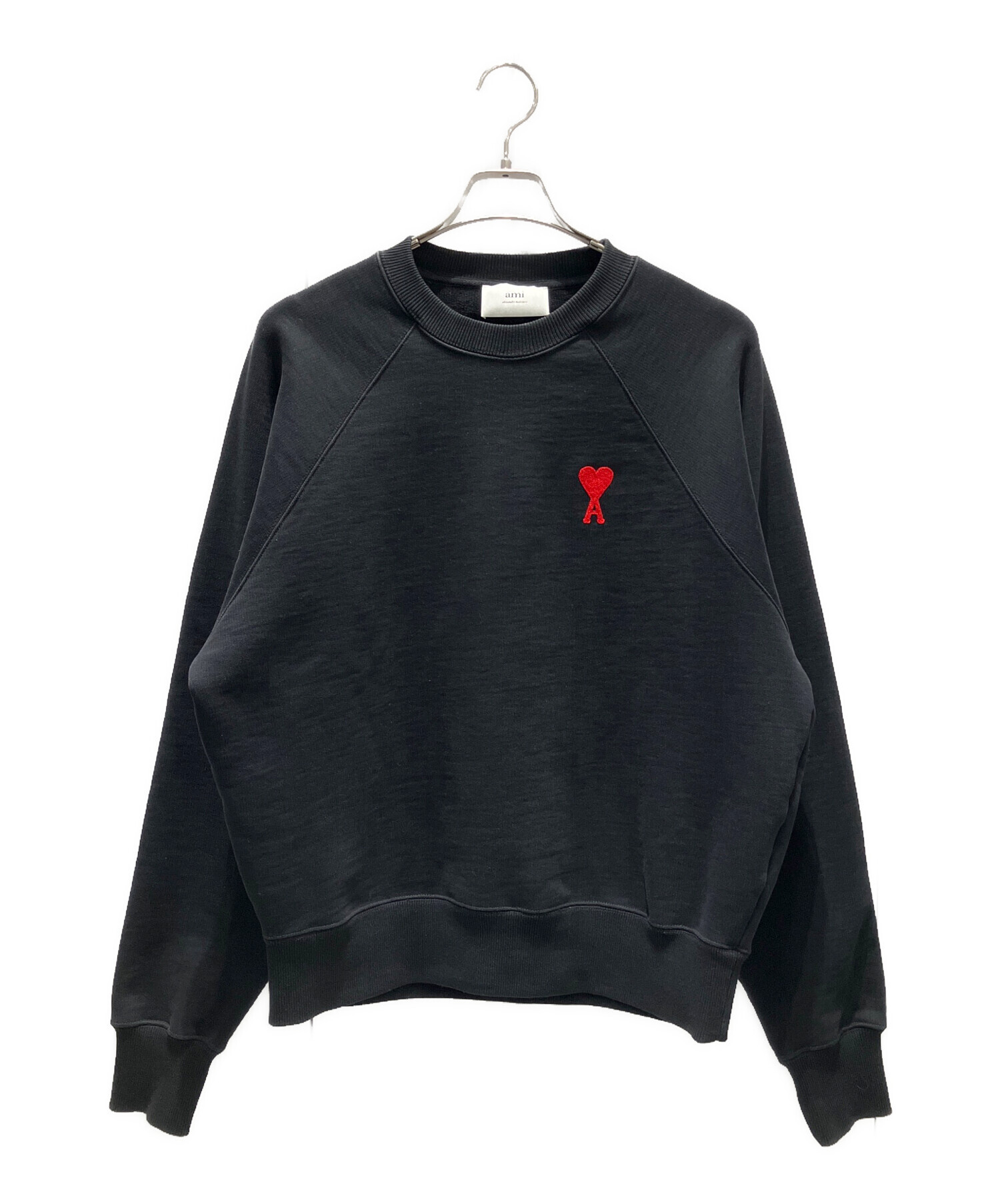 AMI Alexandre Mattiussi ハートAロゴスウェット 中古・古着通販】ami (アミ) AMI ALEXANDRE MATTIUSSI／ハートロゴ刺繍