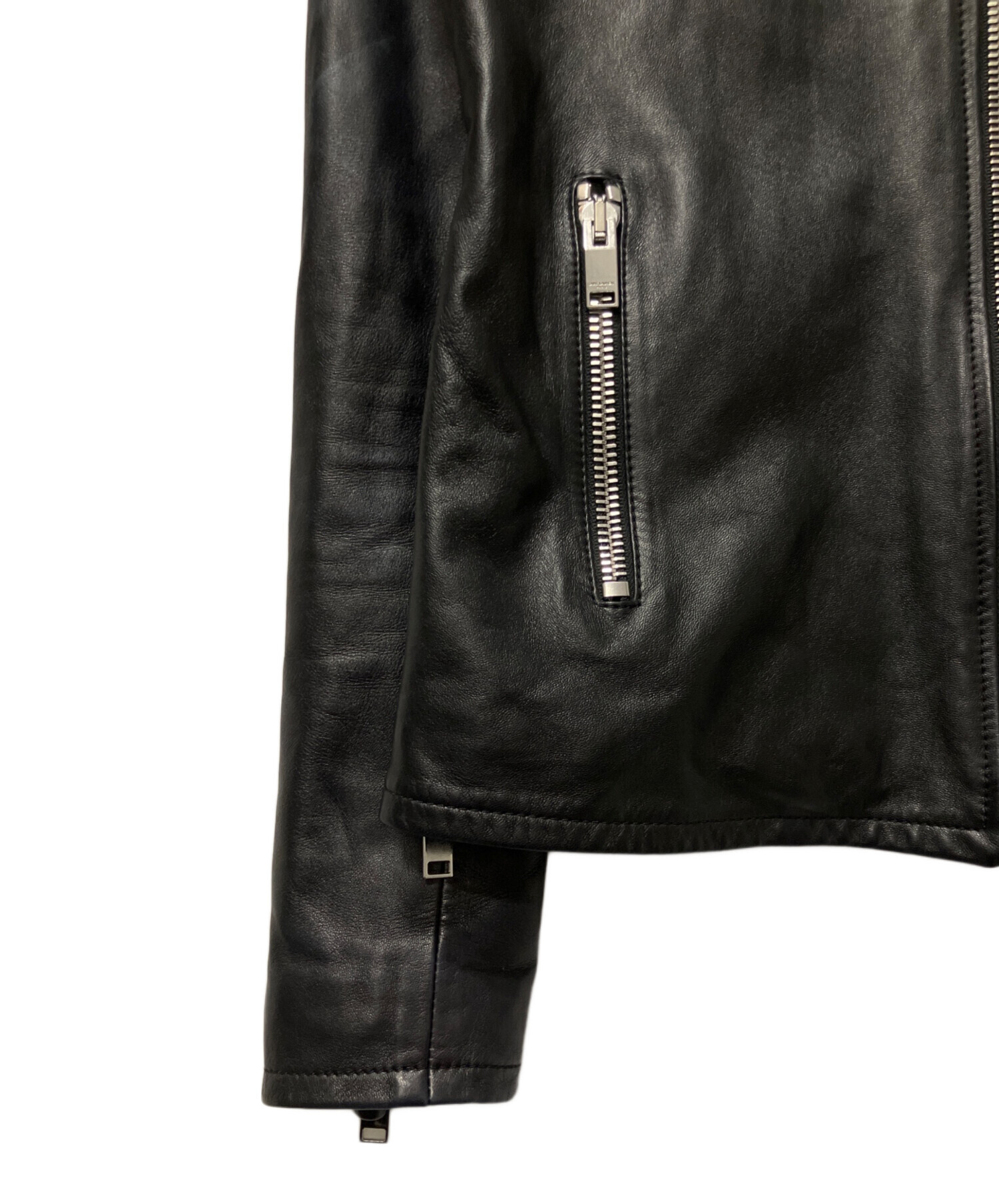 SAINT LAURENT PARIS ミリタリーレザージャケット 46 中古・古着通販】Saint Laurent Paris (サンローランパリ) レザー