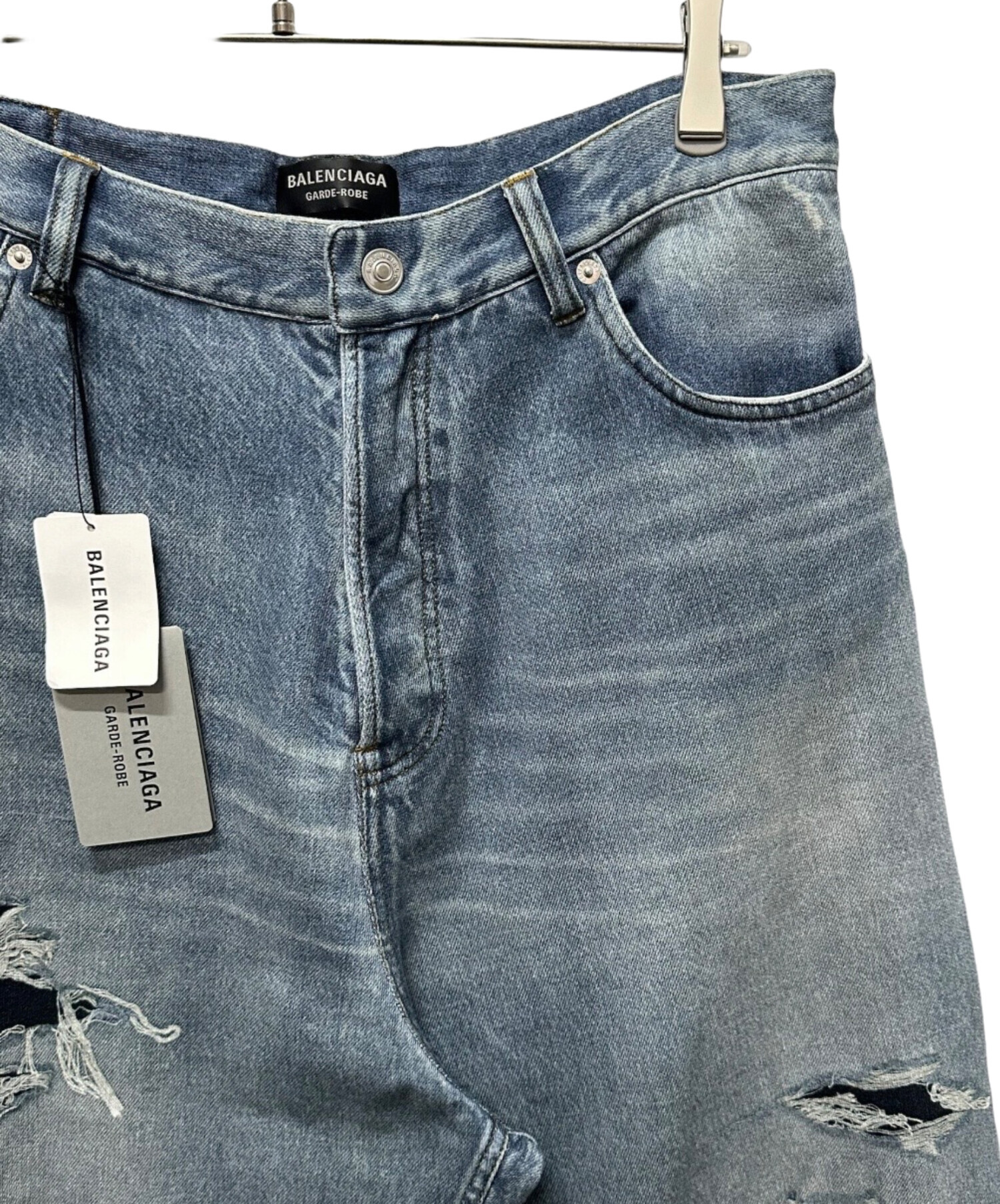 中古・古着通販】BALENCIAGA (バレンシアガ) トロンプルイユ デニム柄