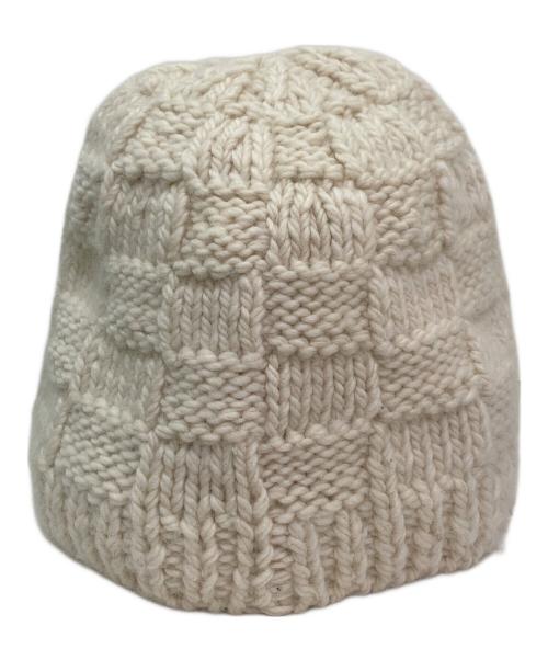 中古・古着通販】BOTTEGA VENETA (ボッテガベネタ) ニット帽 ホワイト