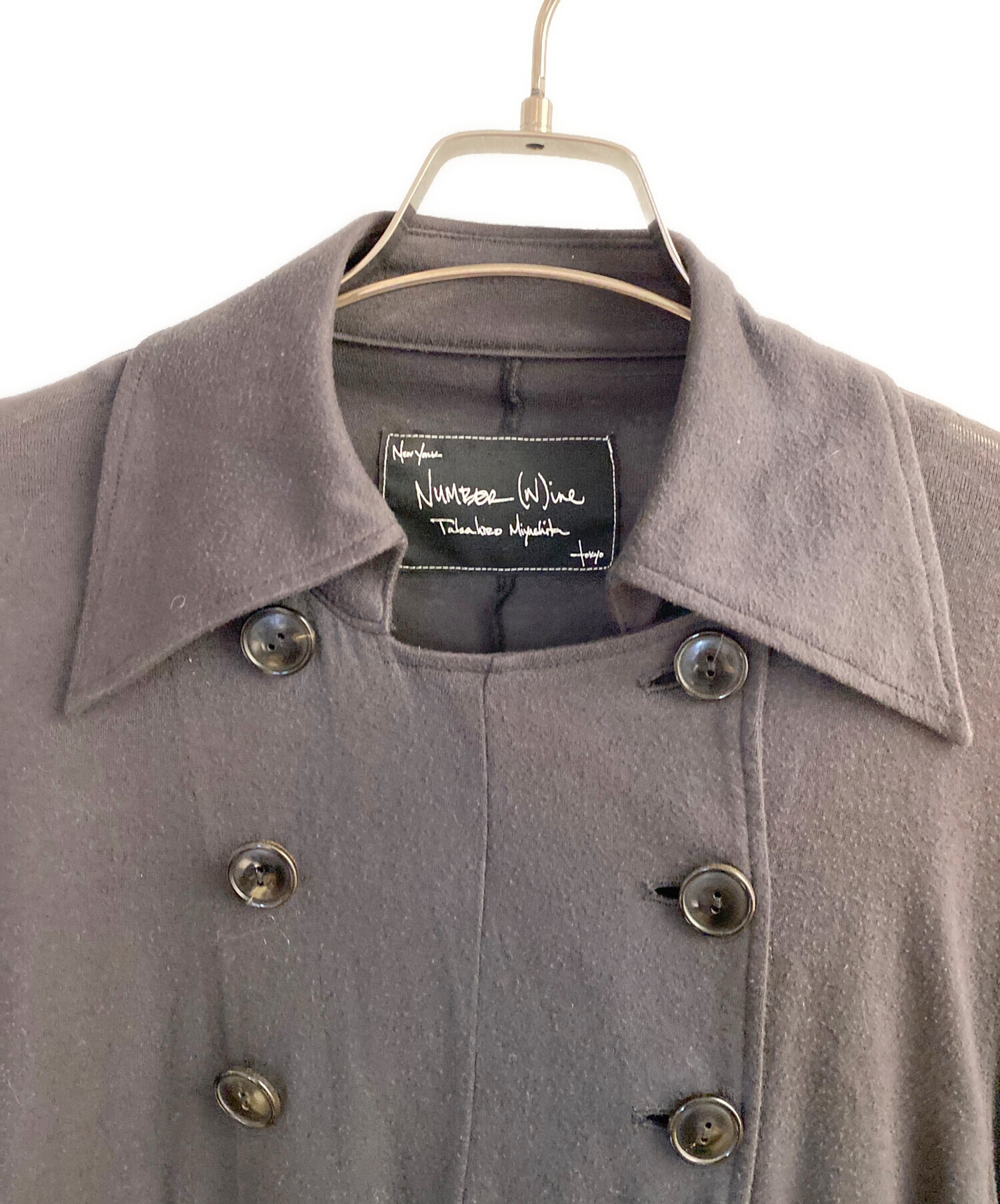 NUMBER (N)INE　08SS　ダブルブレストコート　ジャケット 中古・古着通販】NUMBER (N)INE (ナンバーナイン) ダブルブレスト