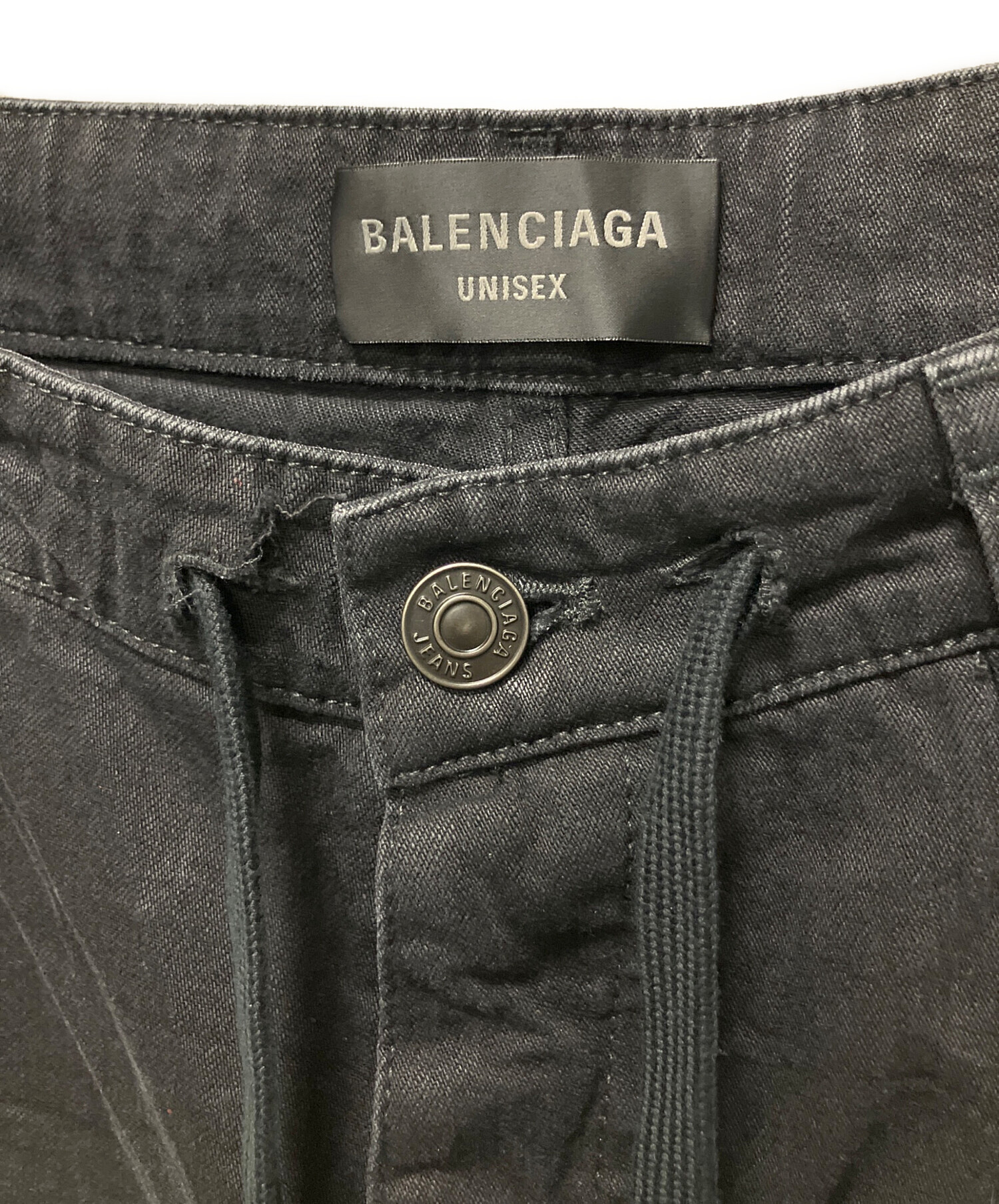 balenciaga 24ss デニムパンツ 24SS】BALENCIAGA ロゴ コットン カーゴ デニム ジーンズ 2Way