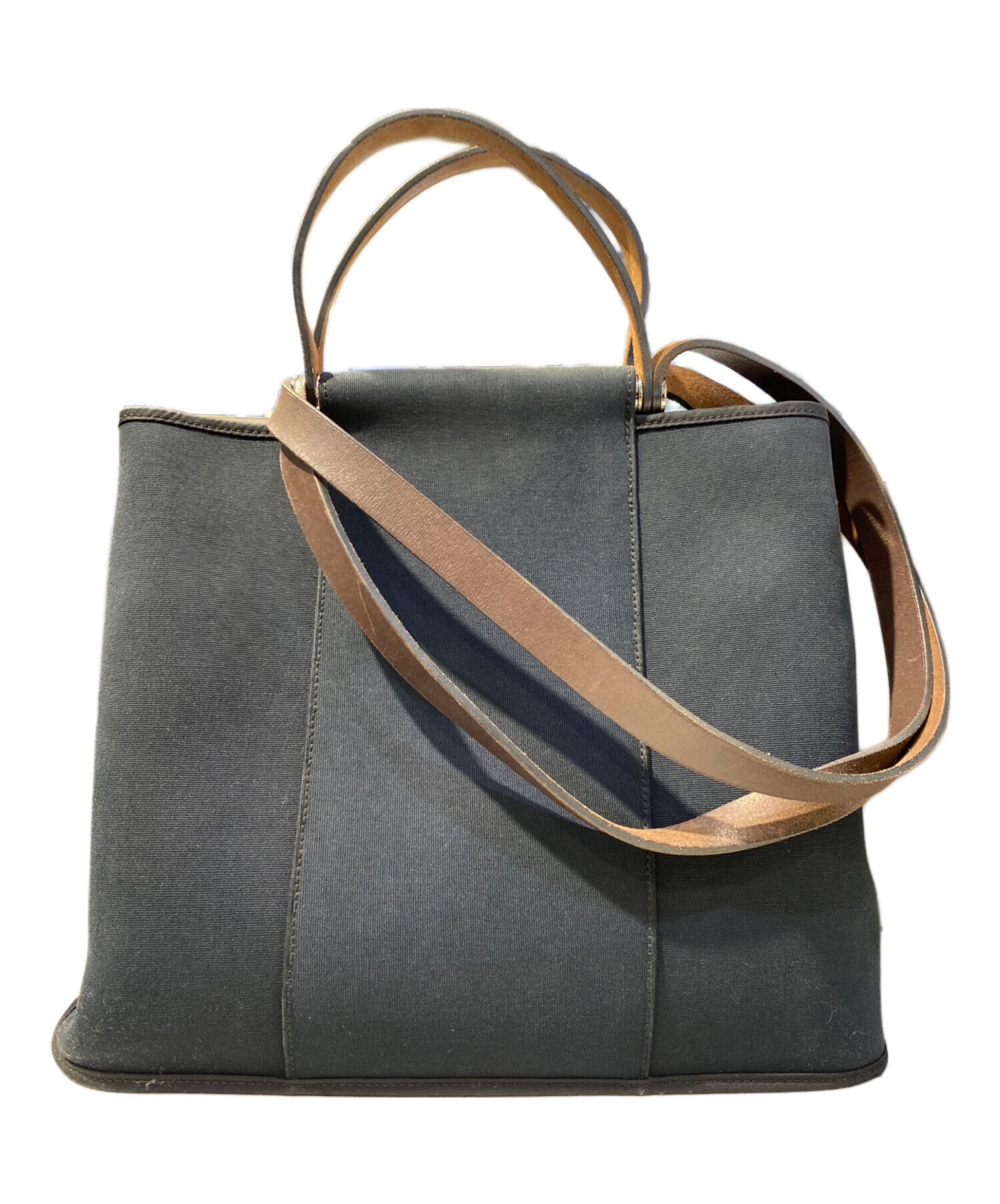 中古・古着通販】HERMES (エルメス) トートバッグ ネイビー サイズ:PM 