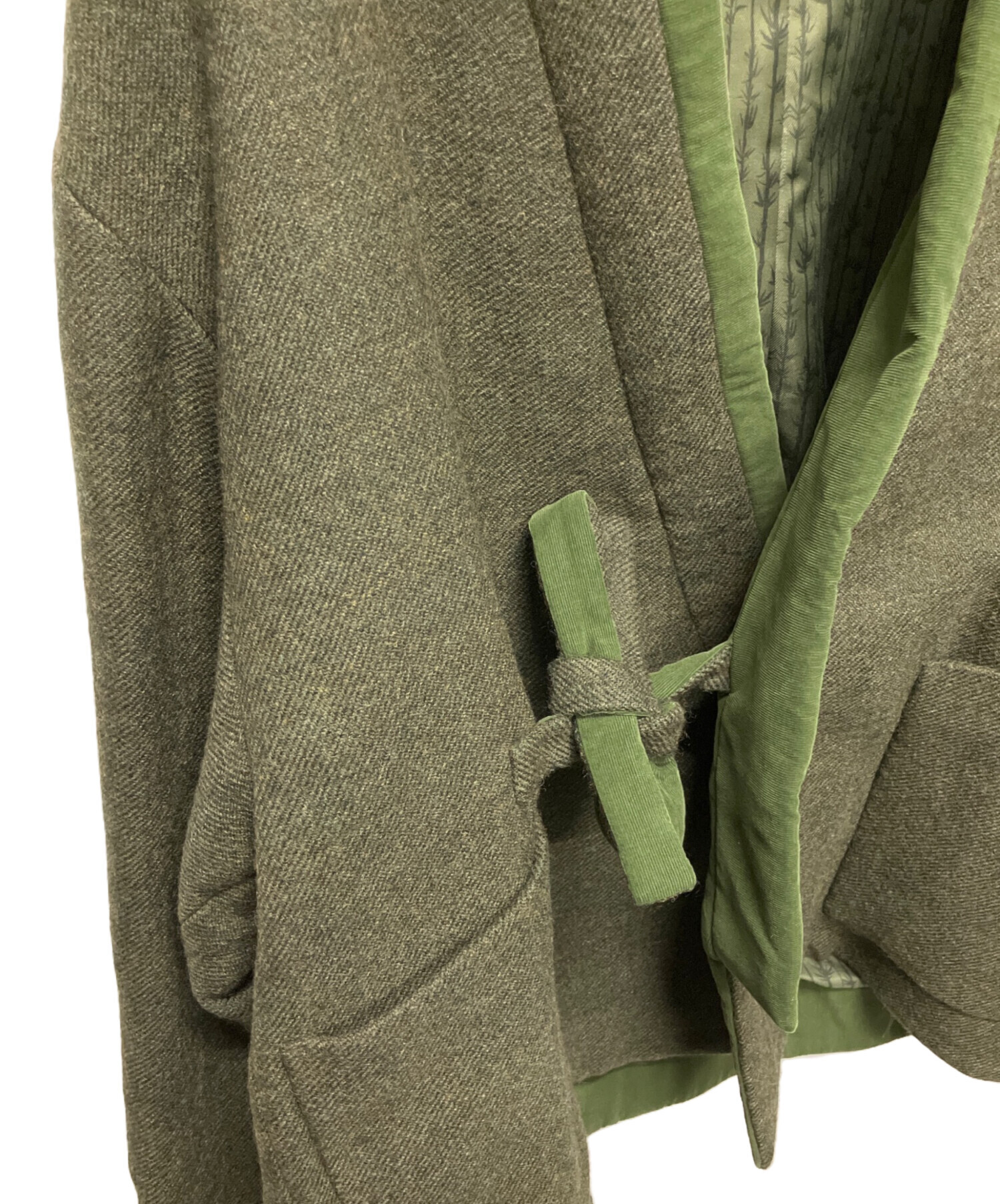 中古・古着通販】KENZO (ケンゾー) KIMONO COAT(着物コート) グリーン