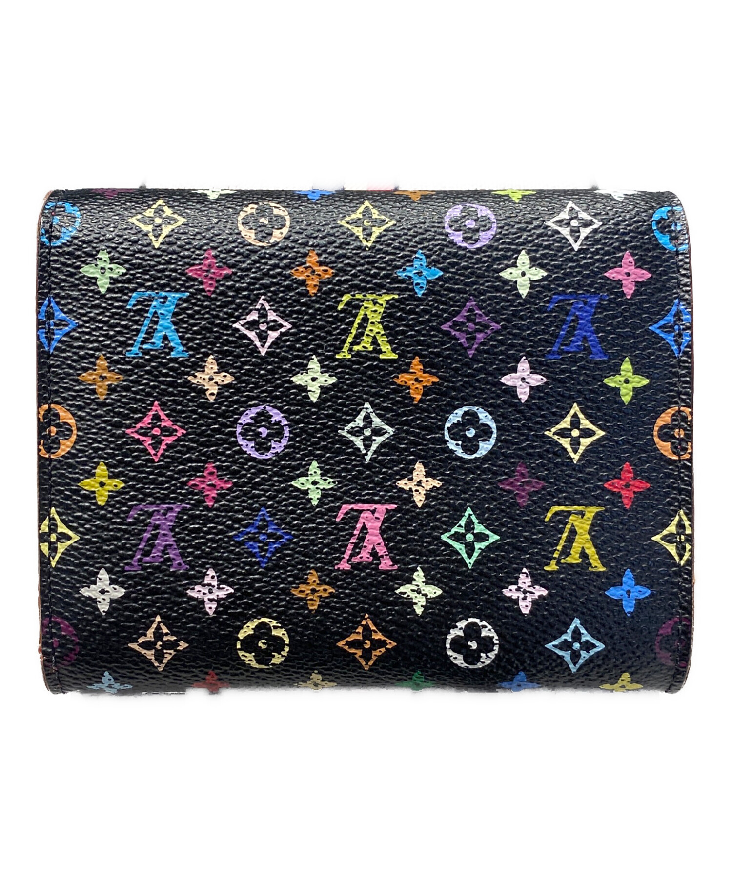 LOUIS VUITTON ルイヴィトン 財布・ケース - 黒x赤x青等 【古着】【中古】 中古・古着通販】LOUIS VUITTON (ルイ ヴィトン) ポルトフォイユ