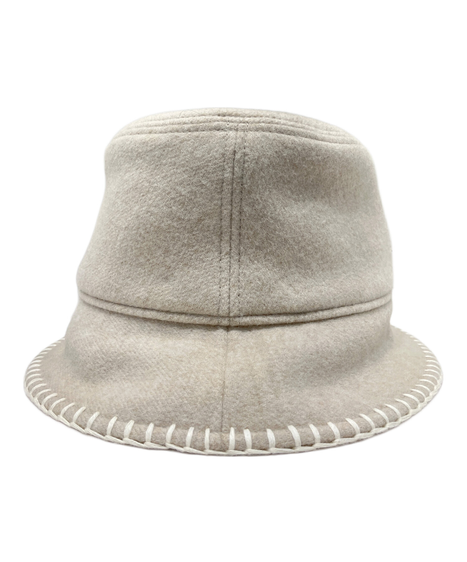 エルメス　バケットハット　59 HERMES（エルメス） ハット ラウル ライン バケットハット カシミヤ