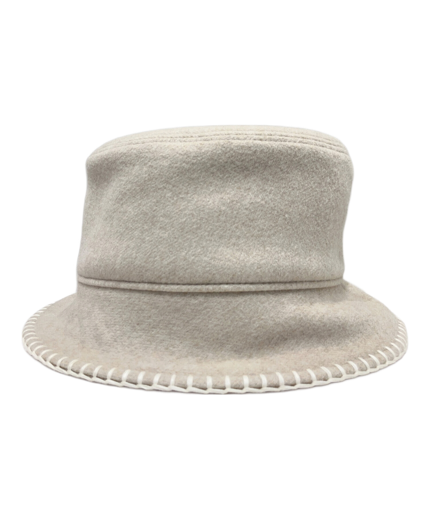 HERMES エルメス バケットハット バケハ 中古・古着通販】HERMES (エルメス) バケットハット ベージュ サイズ