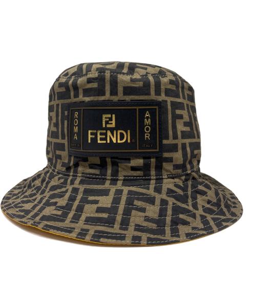 中古・古着通販】FENDI (フェンディ) ハット ブラウン サイズ:58.0