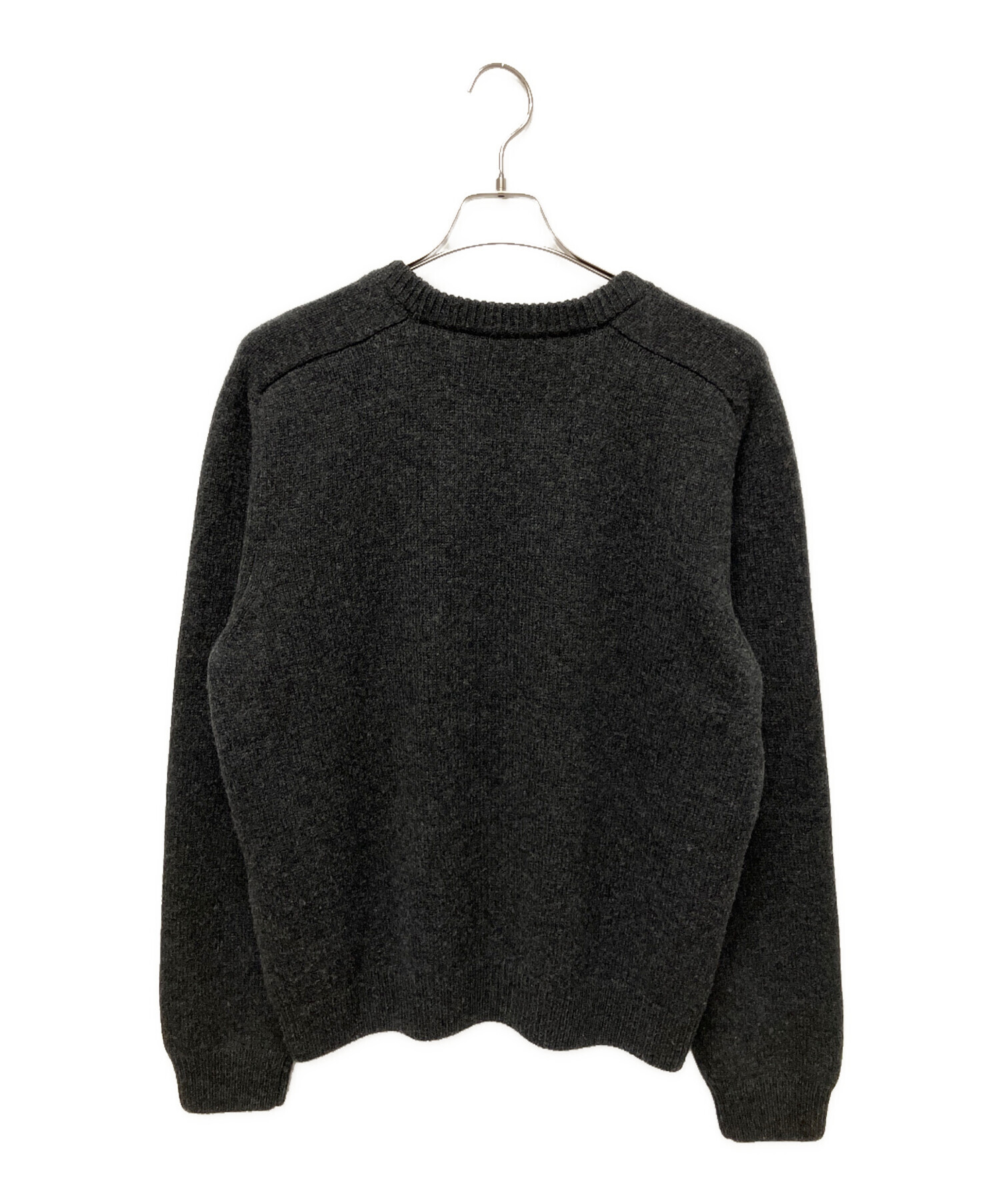 中古・古着通販】CELINE (セリーヌ) トリオンフ刺繍ニット グレー