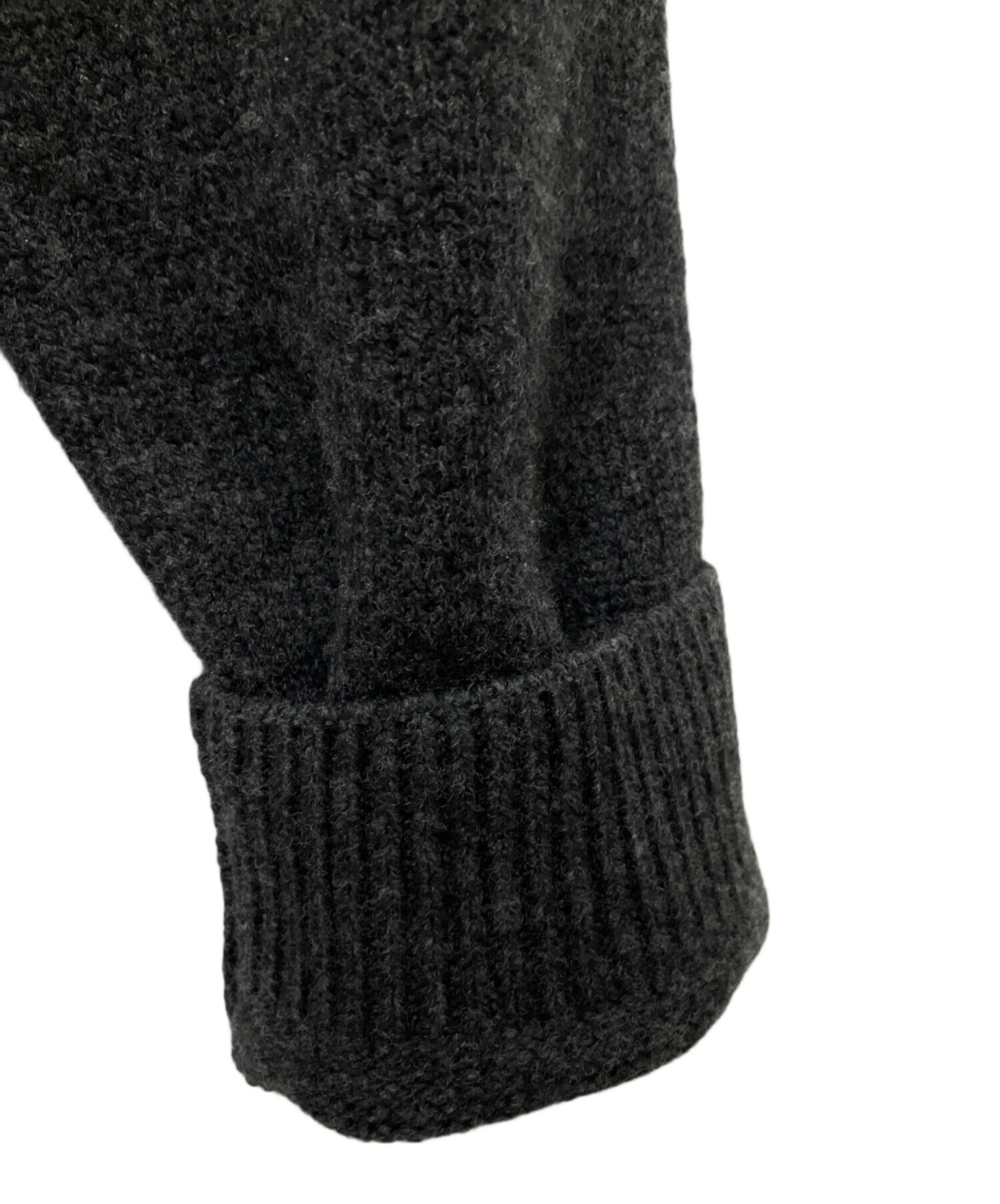 中古・古着通販】CELINE (セリーヌ) トリオンフ刺繍ニット グレー