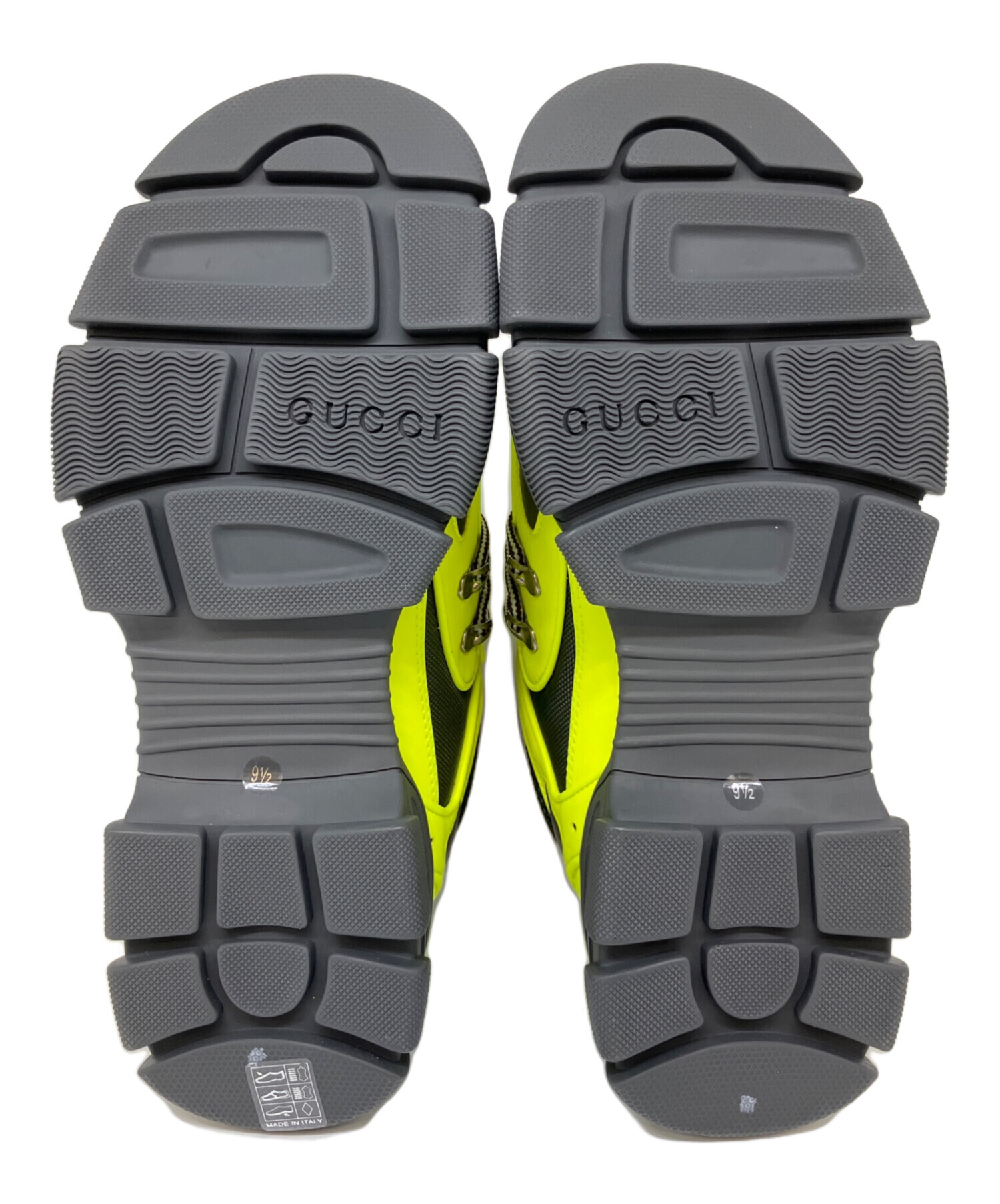 新品・未使用　GUCCI カラフル長靴 イエロー GUCCI（グッチ） 未使用品 ×adidas IE2271 ZX8000 スニーカー シューズ