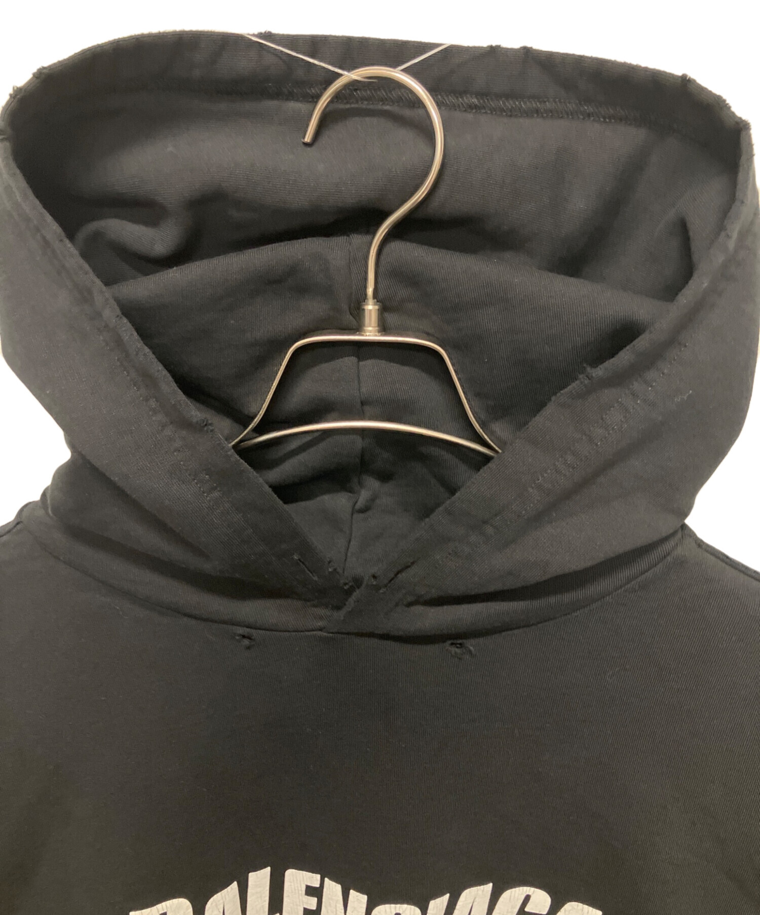 中古・古着通販】BALENCIAGA (バレンシアガ) デストロイ加工ロゴ