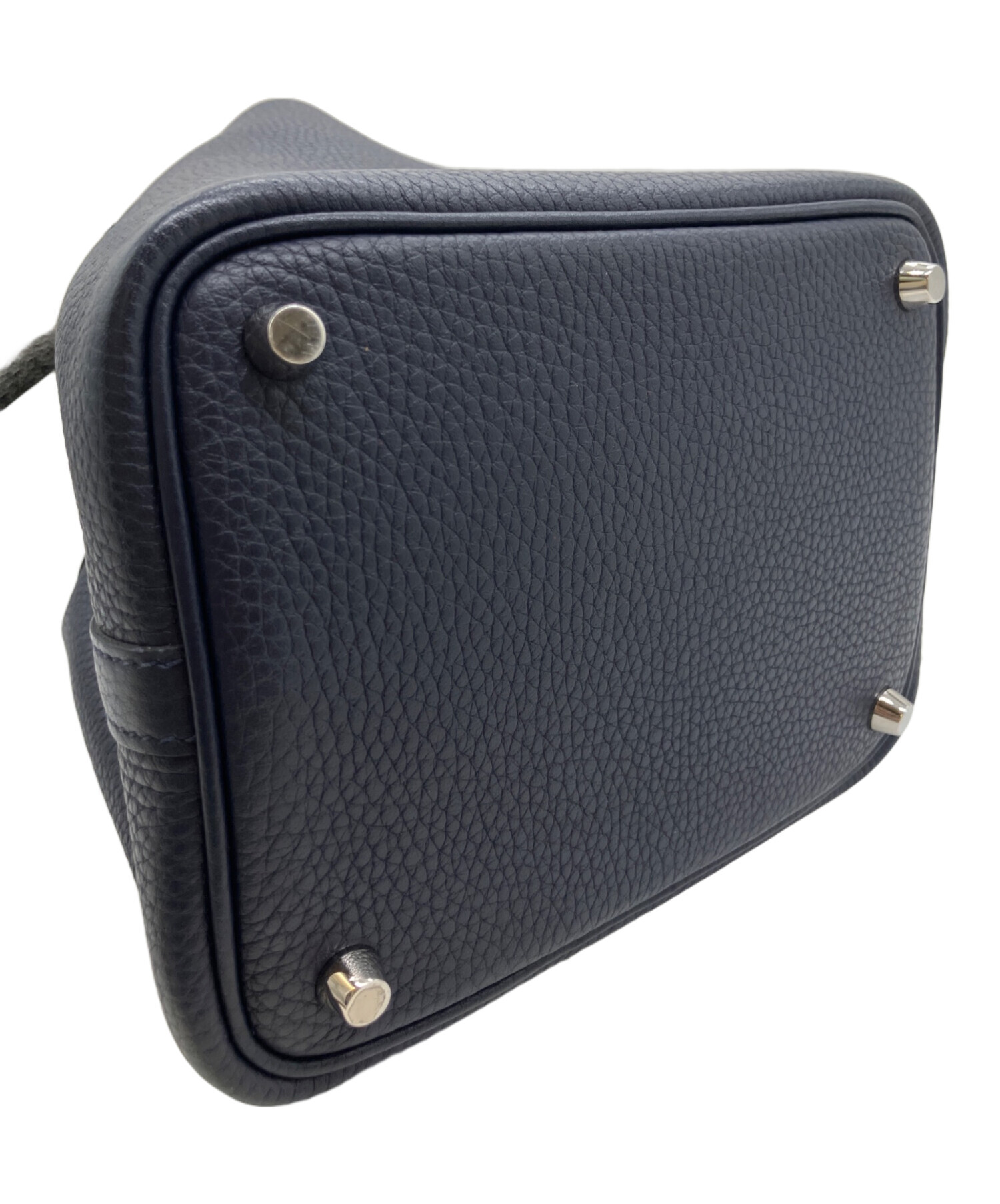 エルメス ピコタンロックPM トリヨン ブラック X刻印 シルバー金具 中古・古着通販】HERMES (エルメス) ピコタンロックPM/X刻印/トリヨン