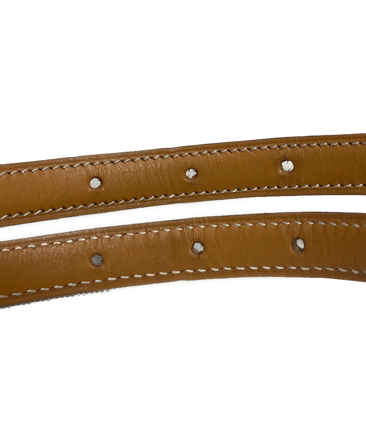 中古・古着通販】HERMES (エルメス) Hダンクル レザーベルト/□G刻印