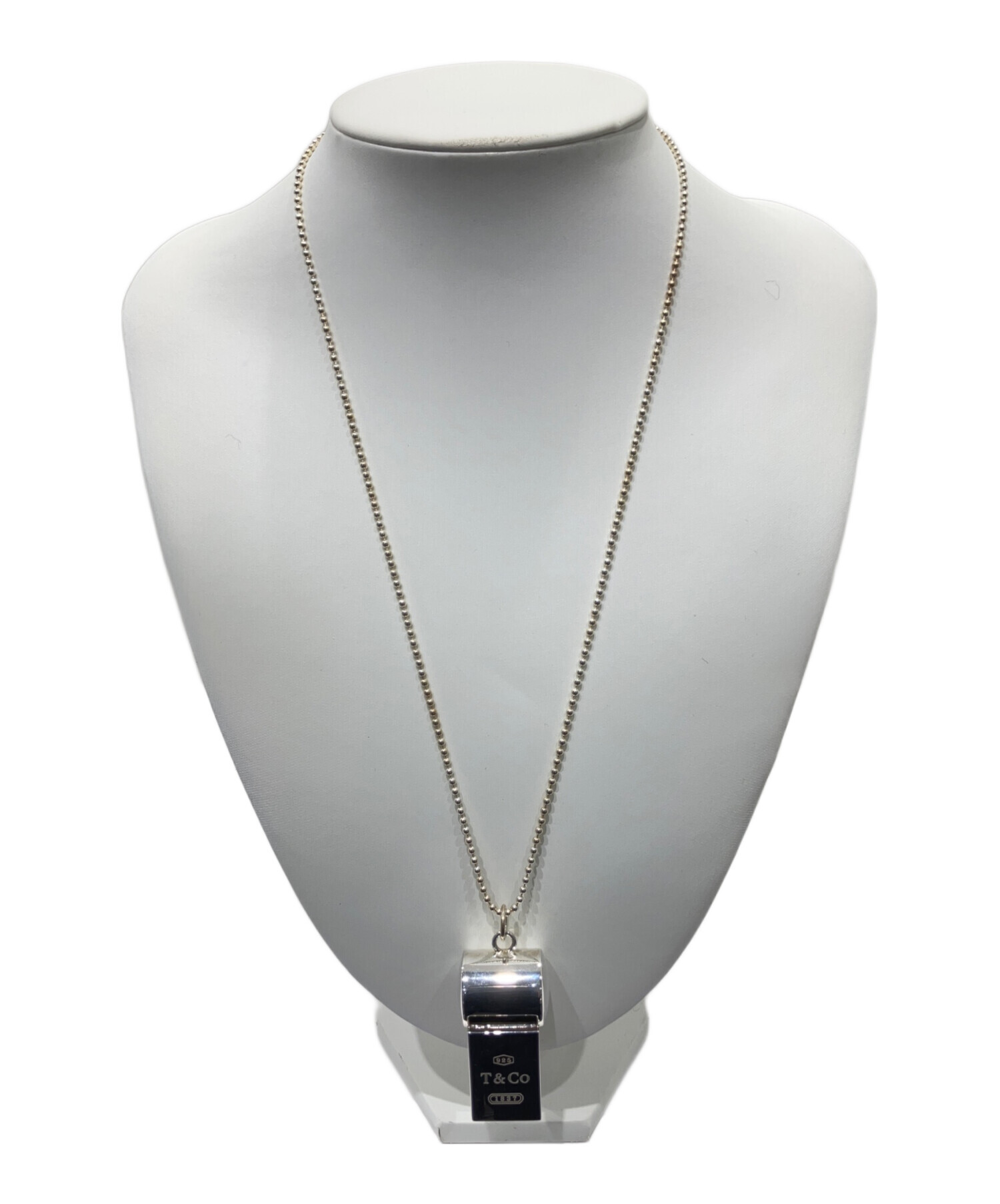 Tiffany＆Co. ホイッスル　ネックレス SV925 シルバー 中古・古着通販】TIFFANY & Co. (ティファニー アンド コー) 1837