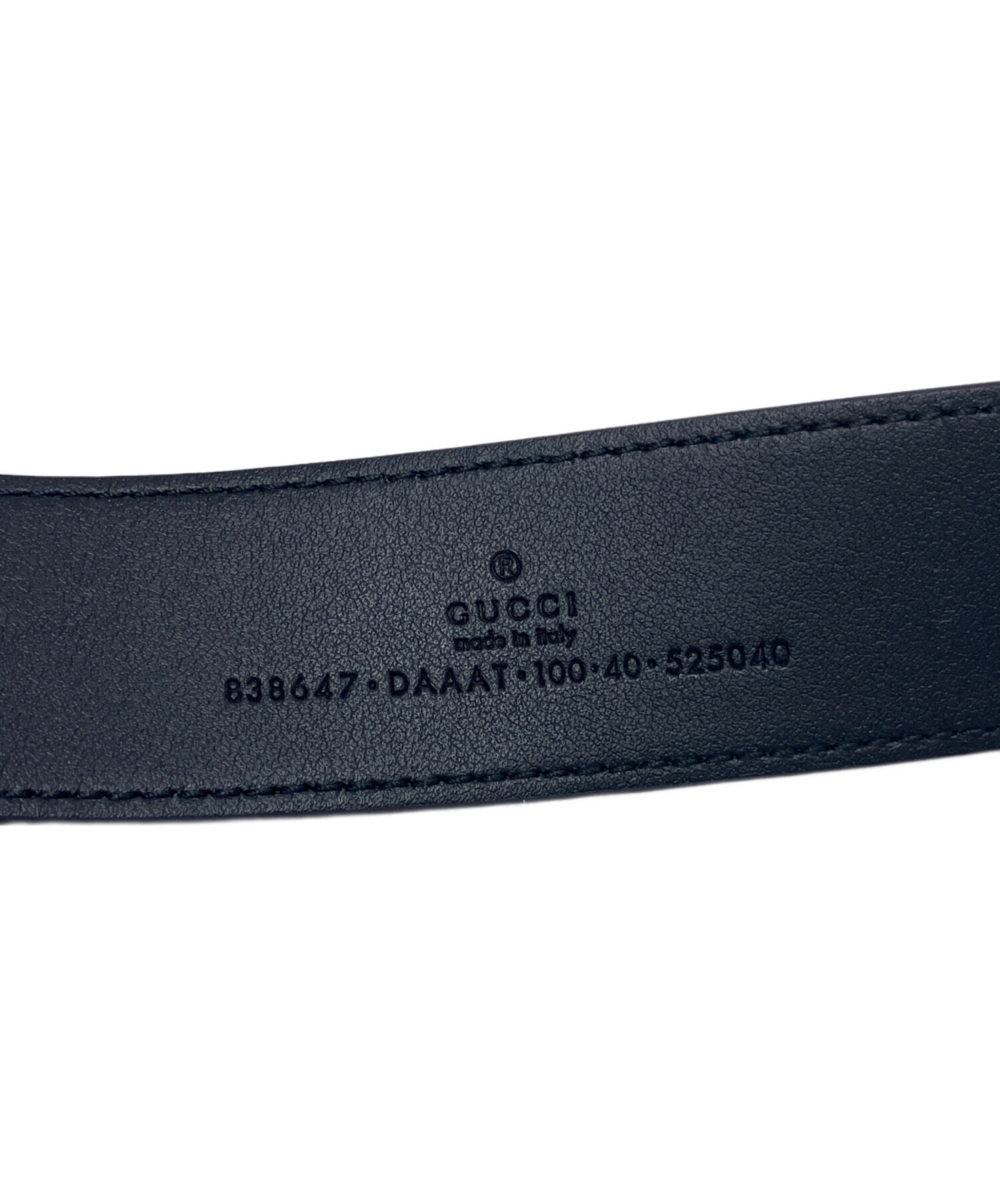 未使用 現行モデル グッチ GUCCI ウェブディテール バックル ベルト 