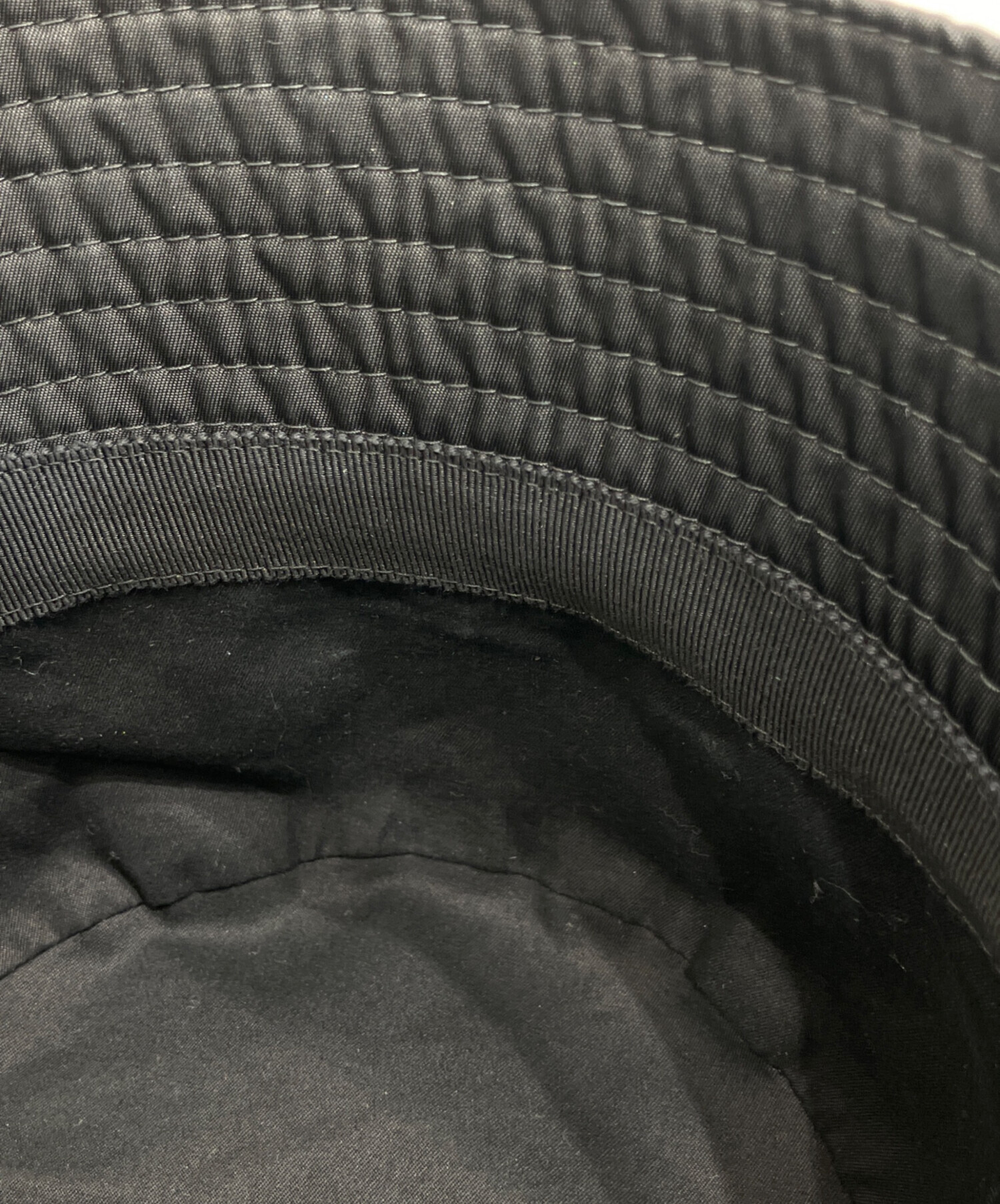 中古・古着通販】PRADA (プラダ) ロゴプレート ナイロンバケットハット