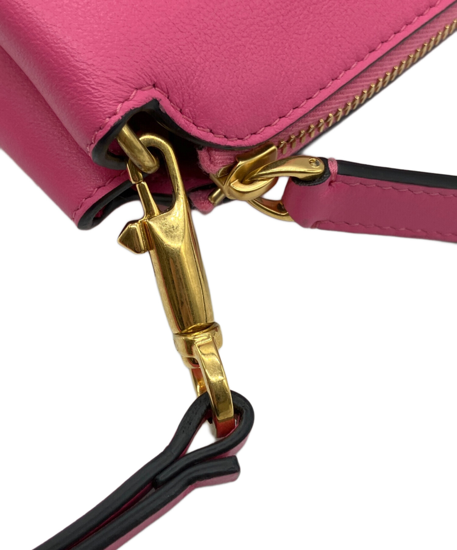 中古・古着通販】VALENTINO (ヴァレンティノ) 金具ロゴクラッチバッグ