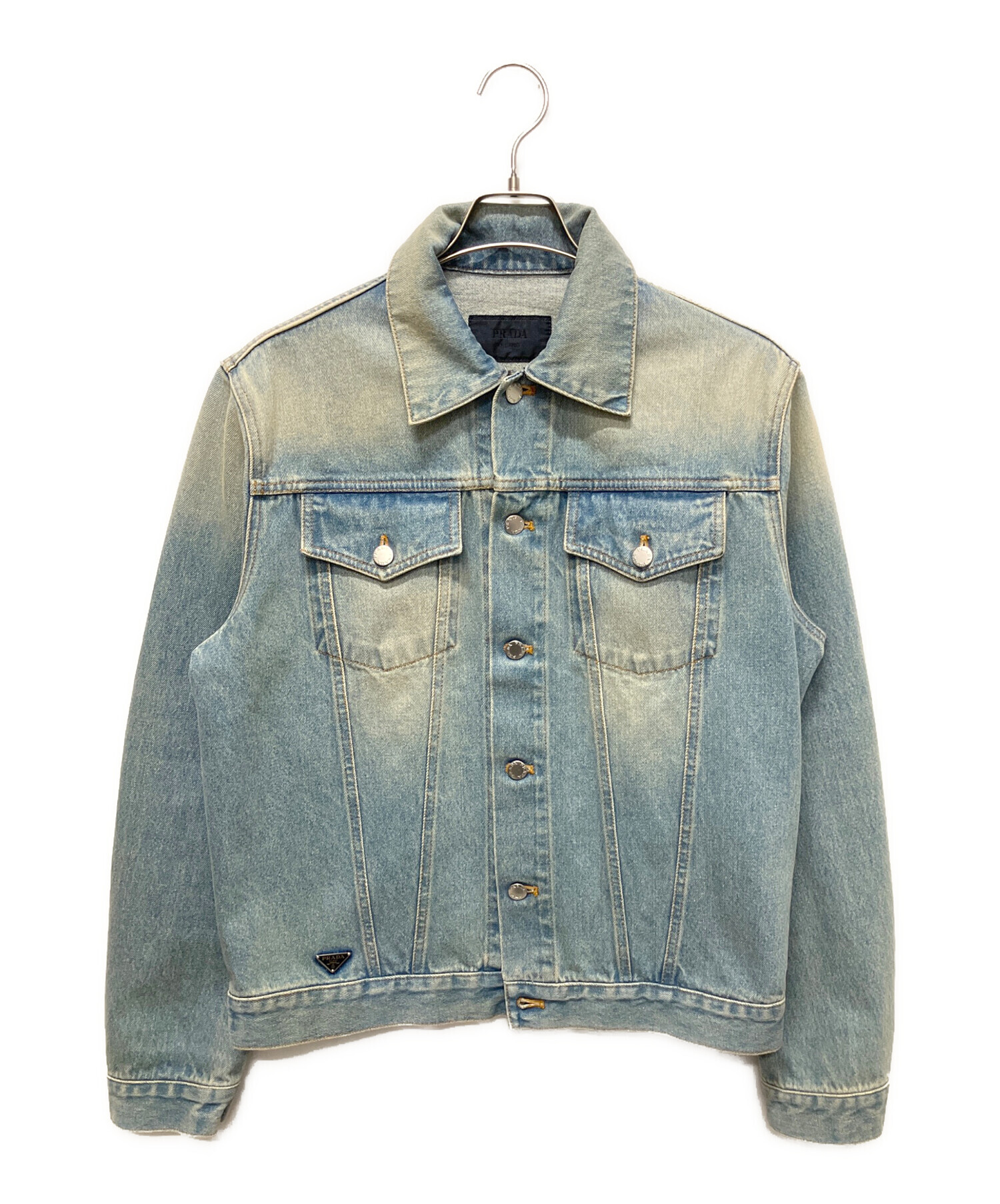 中古・古着通販】PRADA (プラダ) ウォッシュド プレートデニム