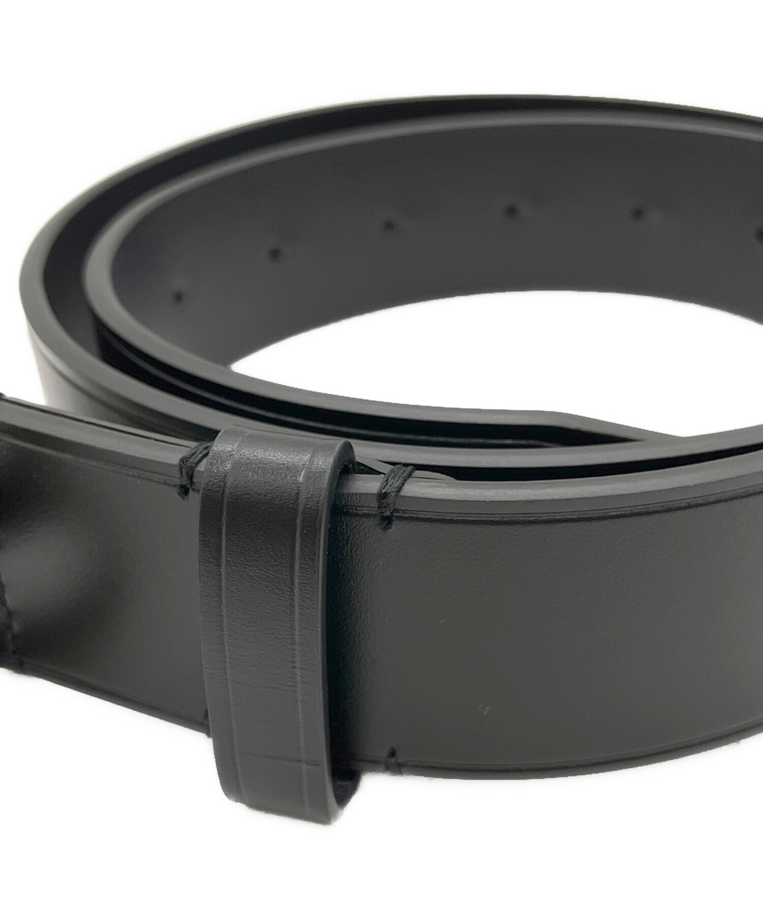 中古・古着通販】BALENCIAGA (バレンシアガ) BBロゴレザーベルト