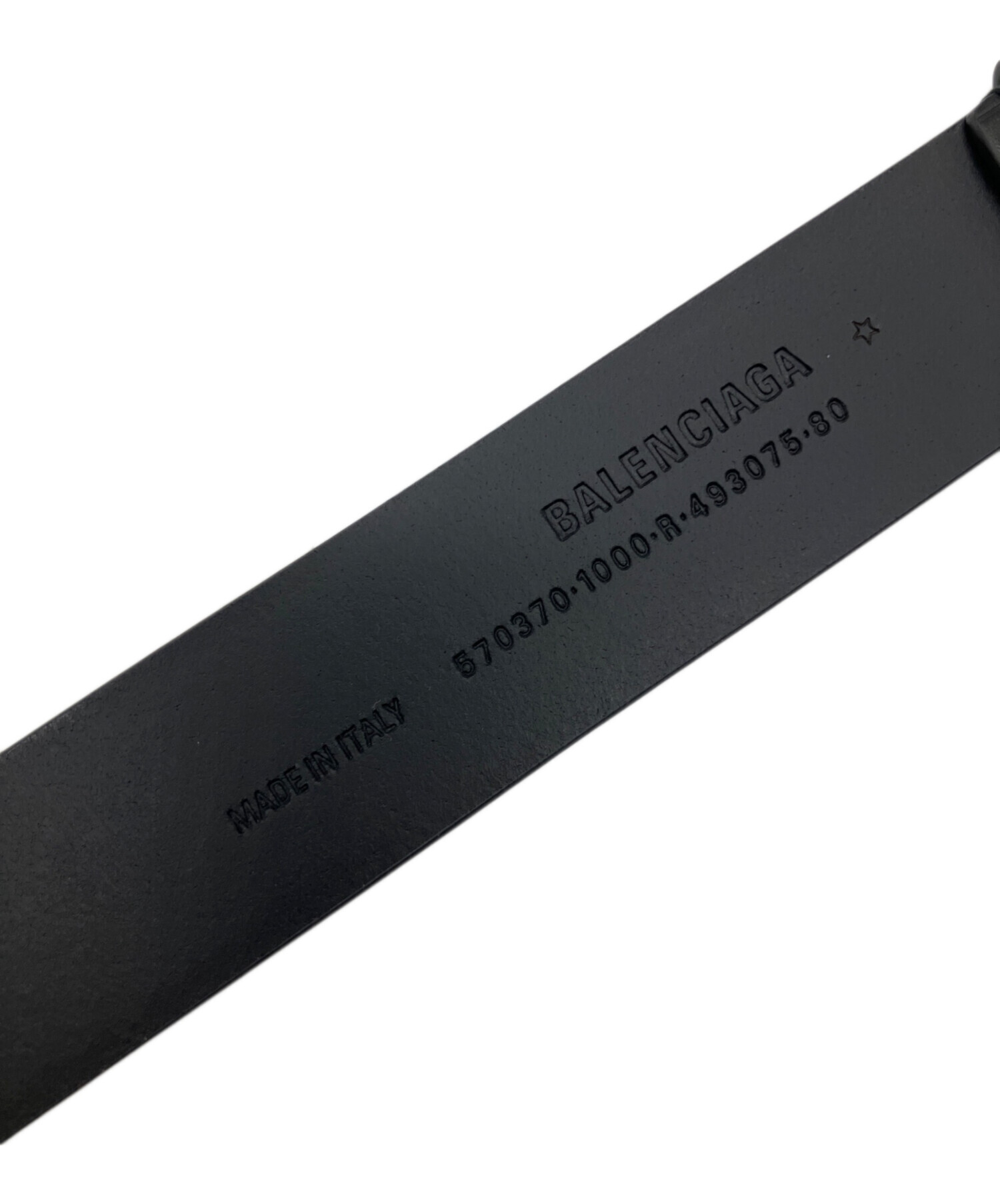 中古・古着通販】BALENCIAGA (バレンシアガ) BBロゴレザーベルト