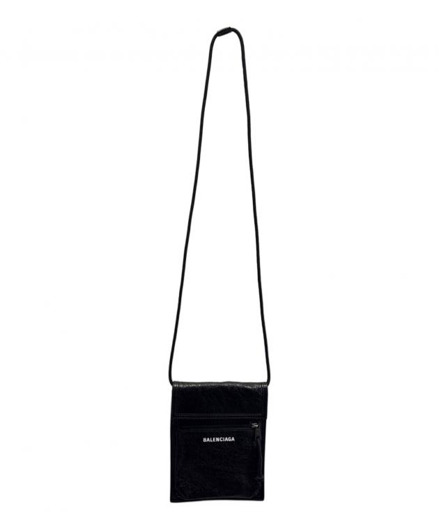 美品　BALENCIAGA 19AW エクスプローラー BALENCIAGA】エクスプローラー スモールポーチ ストラップ付き