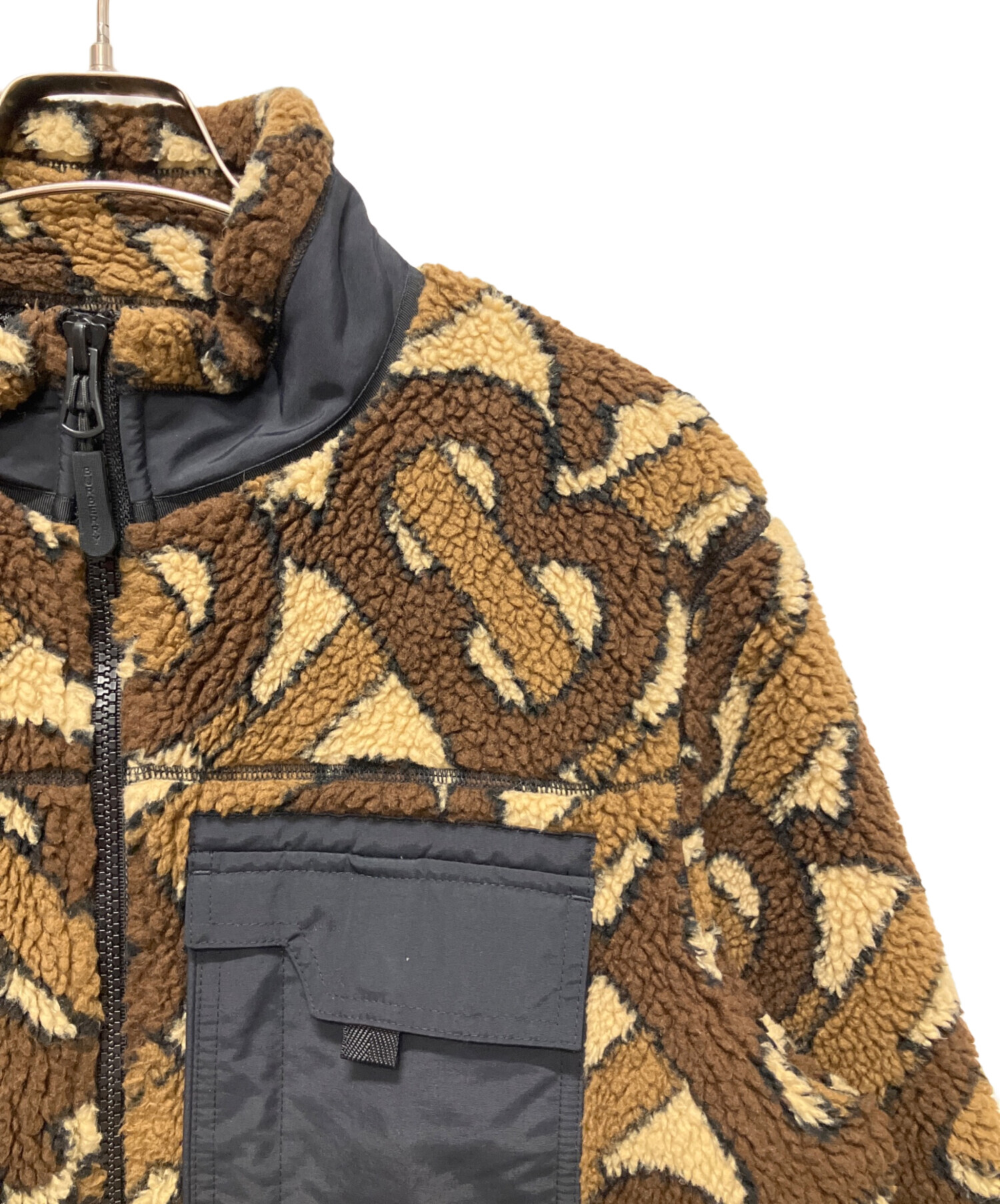 中古・古着通販】BURBERRY (バーバリー) TBモノグラムボアジャケット