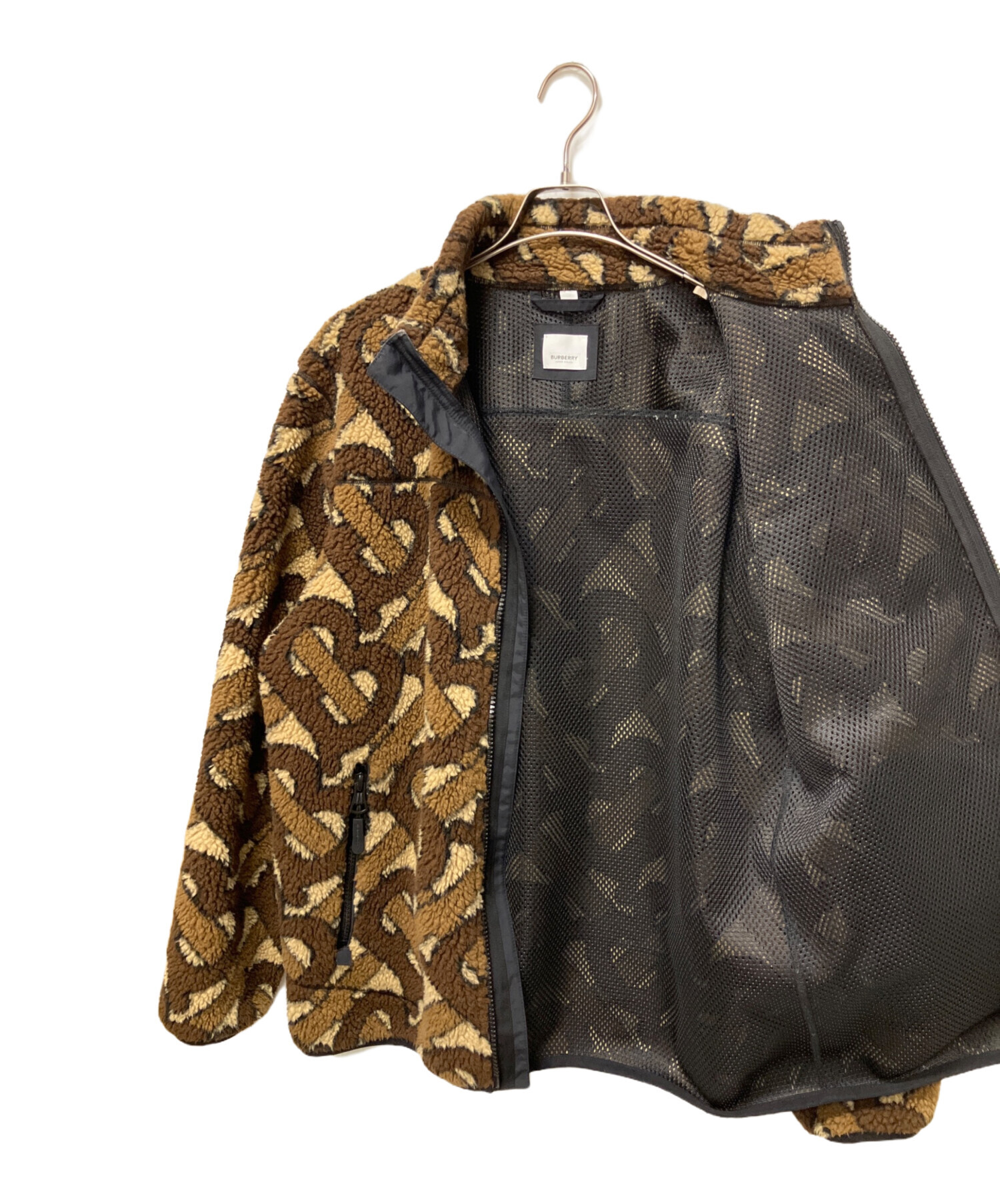 中古・古着通販】BURBERRY (バーバリー) TBモノグラムボアジャケット