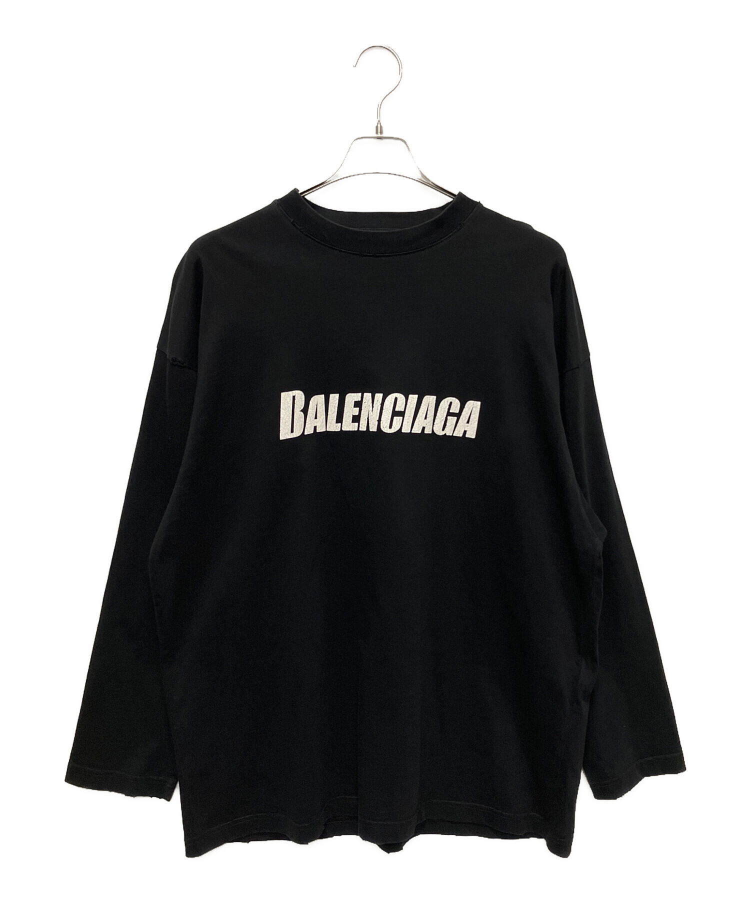 中古・古着通販】BALENCIAGA (バレンシアガ) ダメージ加工ロゴ