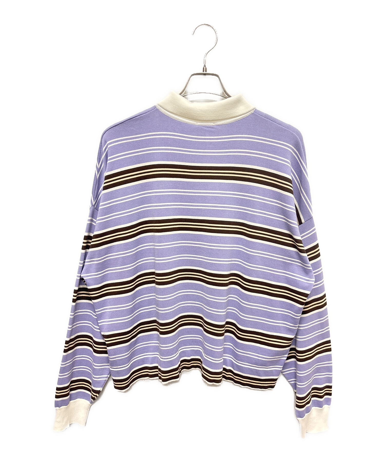 中古・古着通販】CELINE (セリーヌ) トリオンフ ボーダーニットポロ