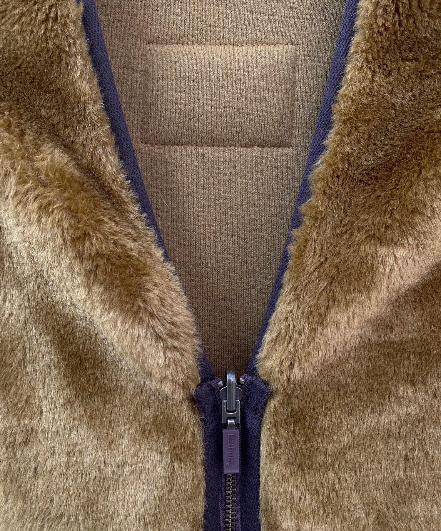 中古・古着通販】Barbour (バブアー) ファー ライナーベスト ブラウン