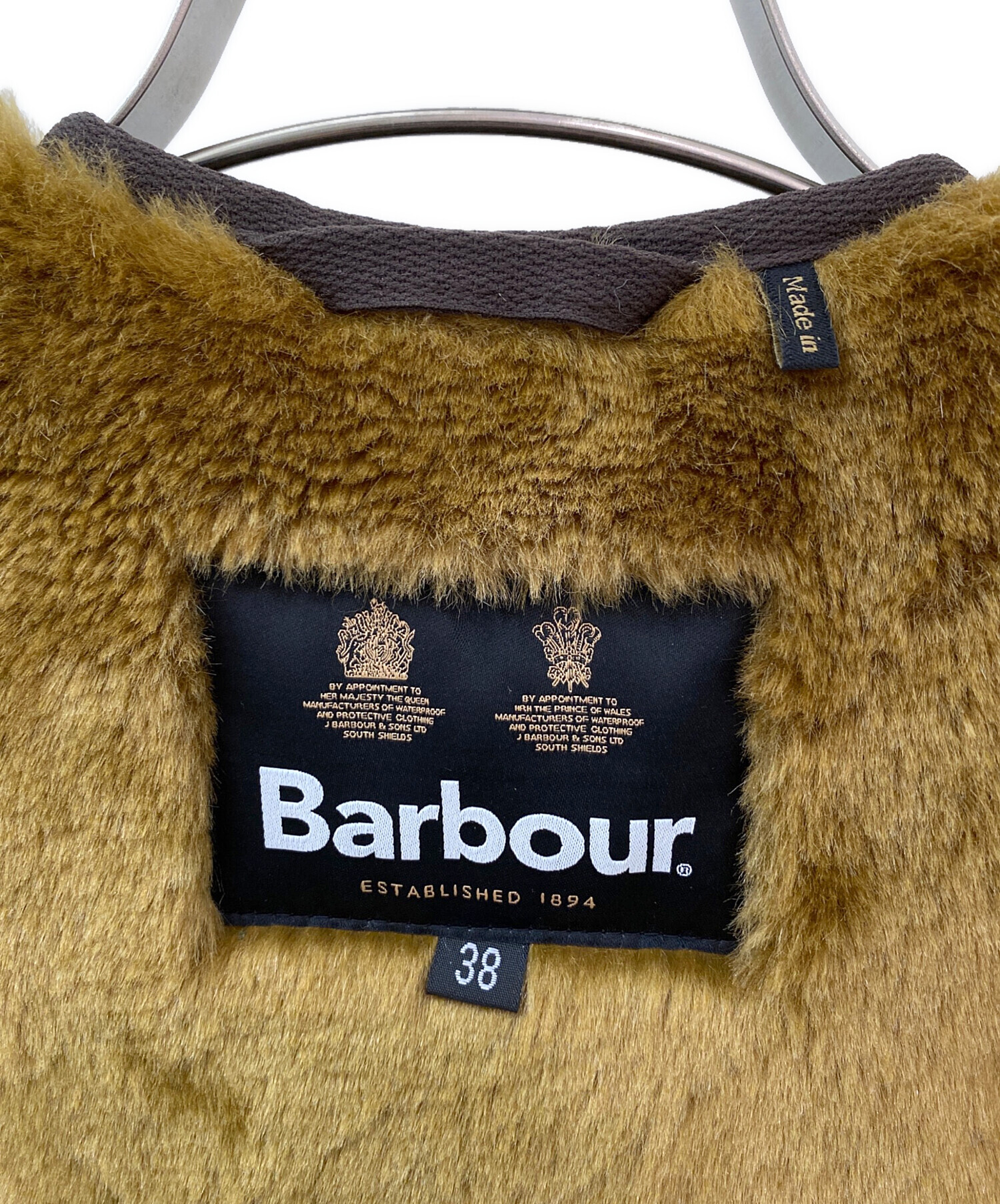 中古・古着通販】Barbour (バブアー) ファー ライナーベスト ブラウン