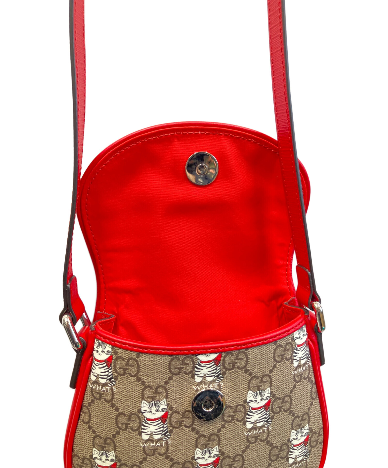 中古・古着通販】GUCCI (グッチ) プリントショルダーバッグ 814014