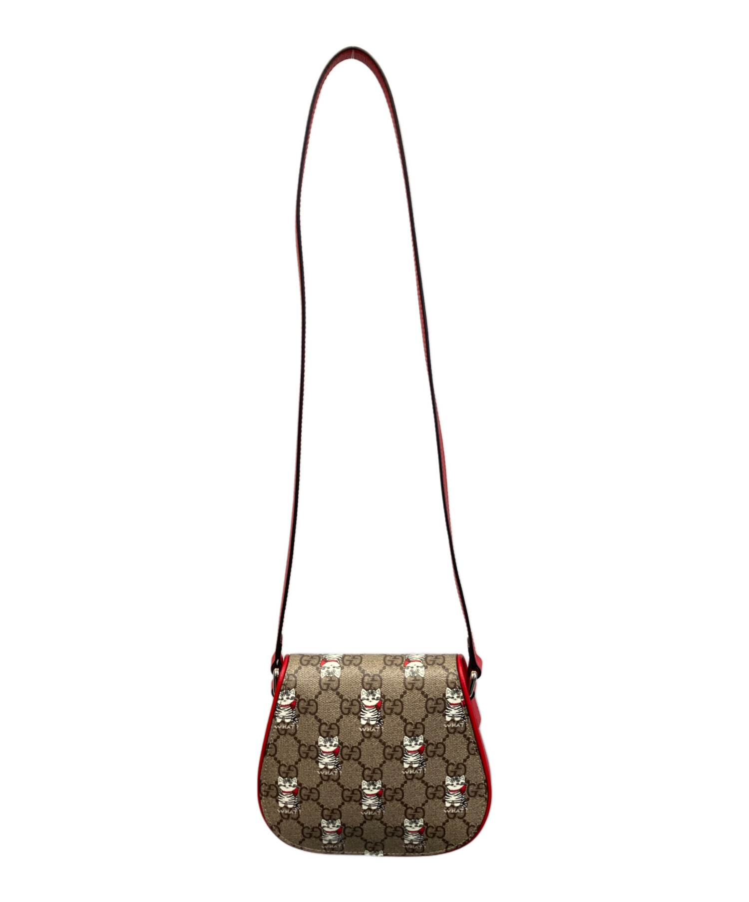 GUCCI ショルダーバック Lunetta small crossbody bag in black GG canvas | GUCCI® US