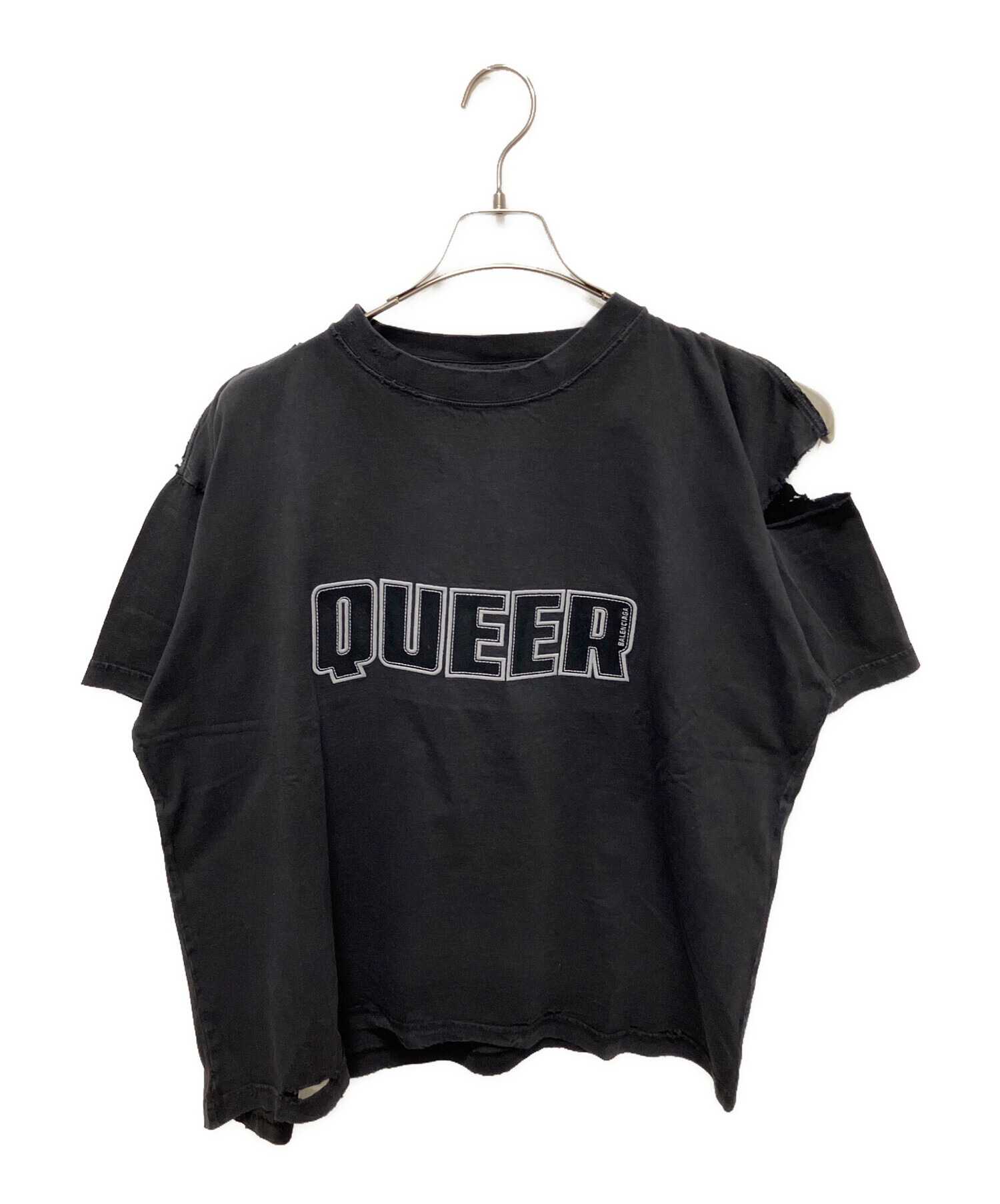 中古・古着通販】BALENCIAGA (バレンシアガ) 25AW QUEER ロゴTシャツ