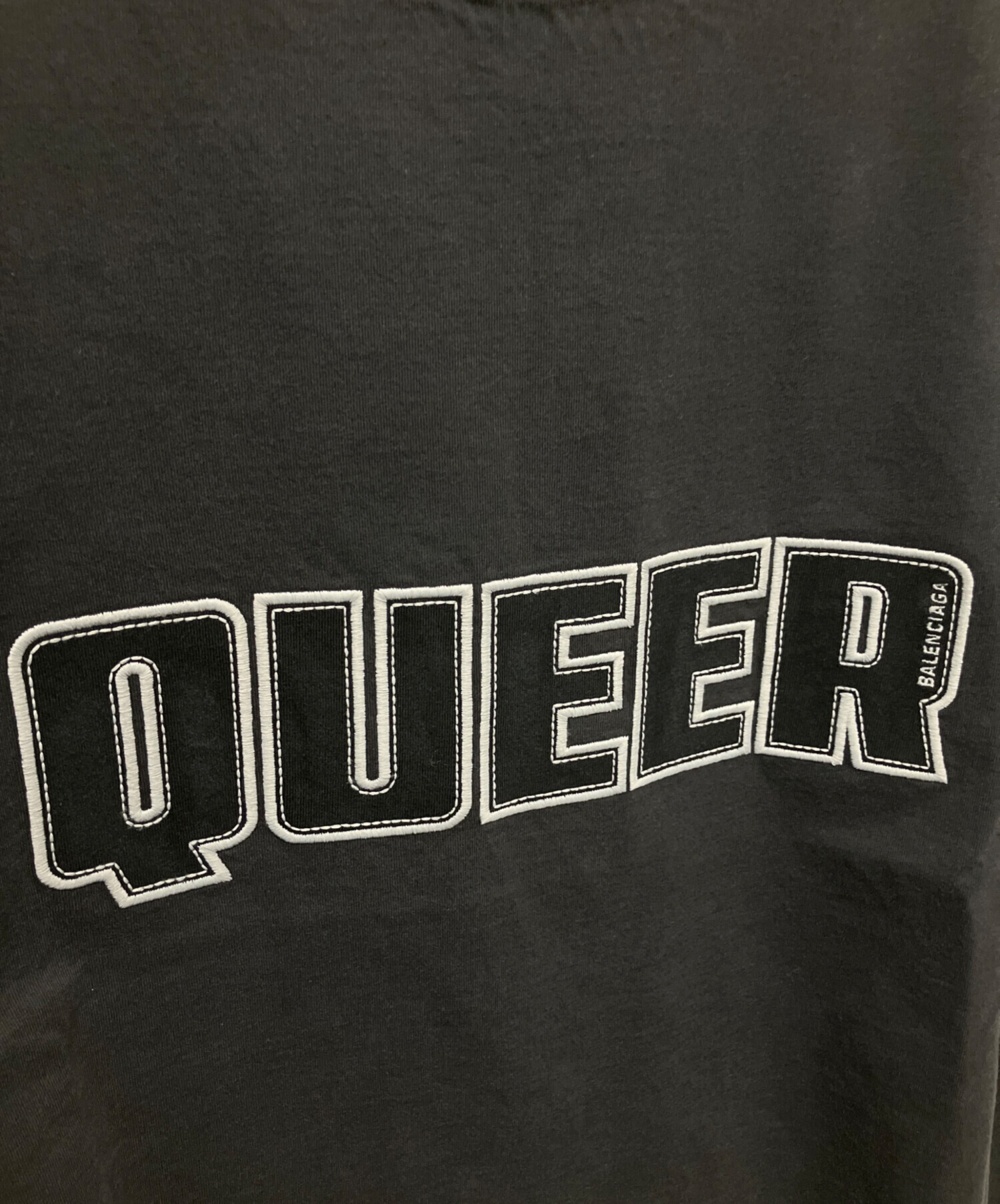 中古・古着通販】BALENCIAGA (バレンシアガ) 25AW QUEER ロゴTシャツ
