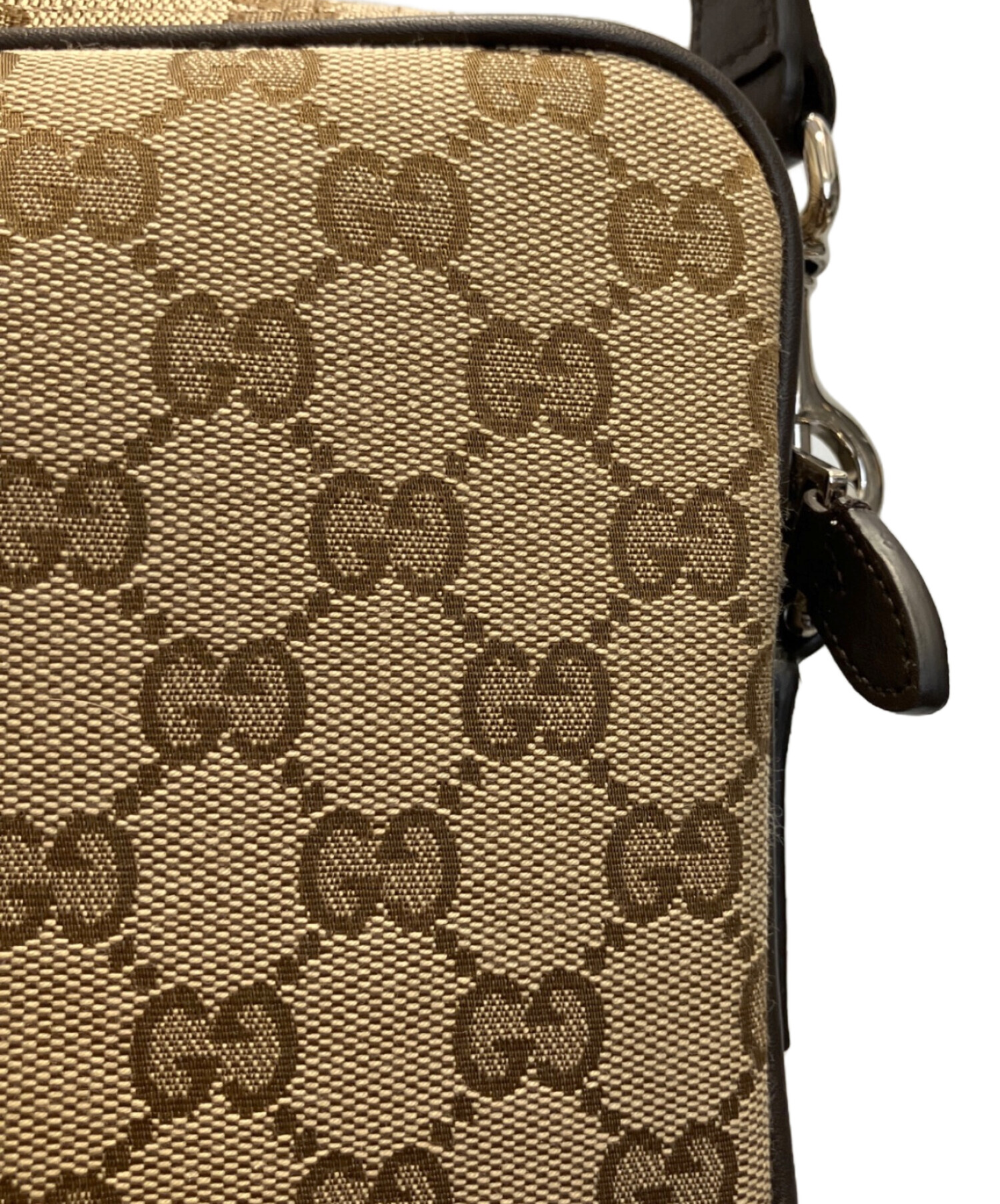 中古・古着通販】GUCCI (グッチ) GGキャンバス ショルダーバッグ