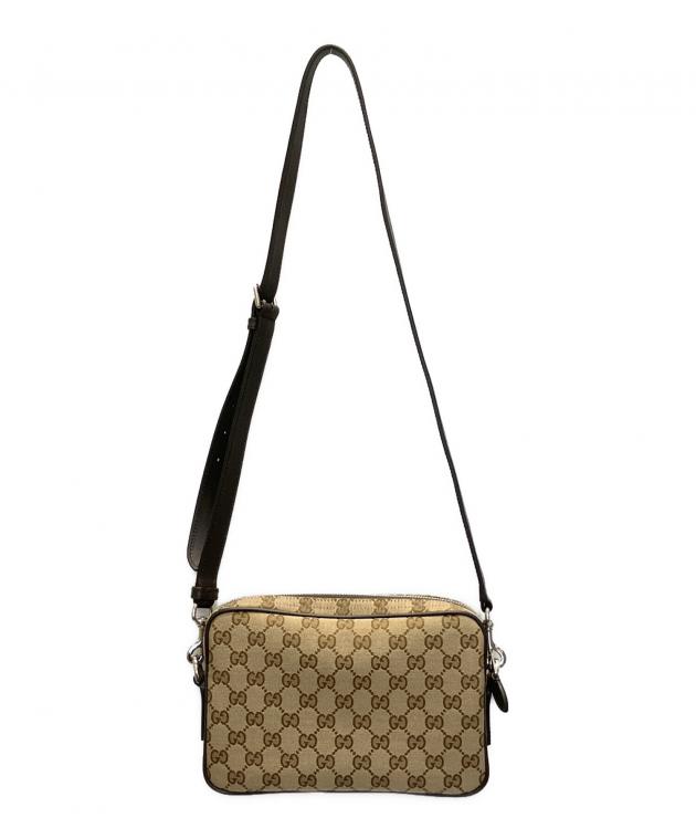 中古・古着通販】GUCCI (グッチ) GGキャンバス ショルダーバッグ