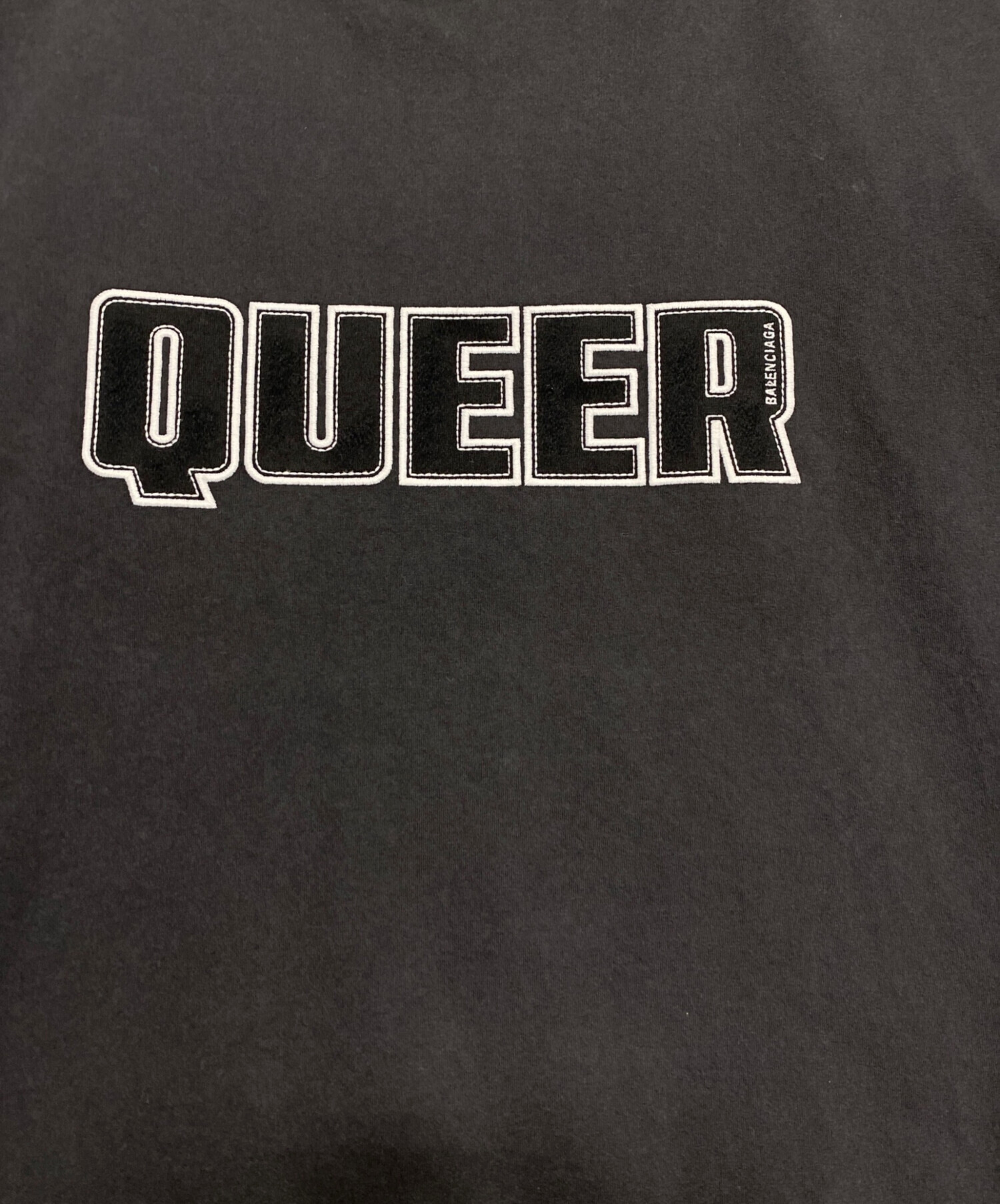 中古・古着通販】BALENCIAGA (バレンシアガ) QUEER ロゴTシャツ
