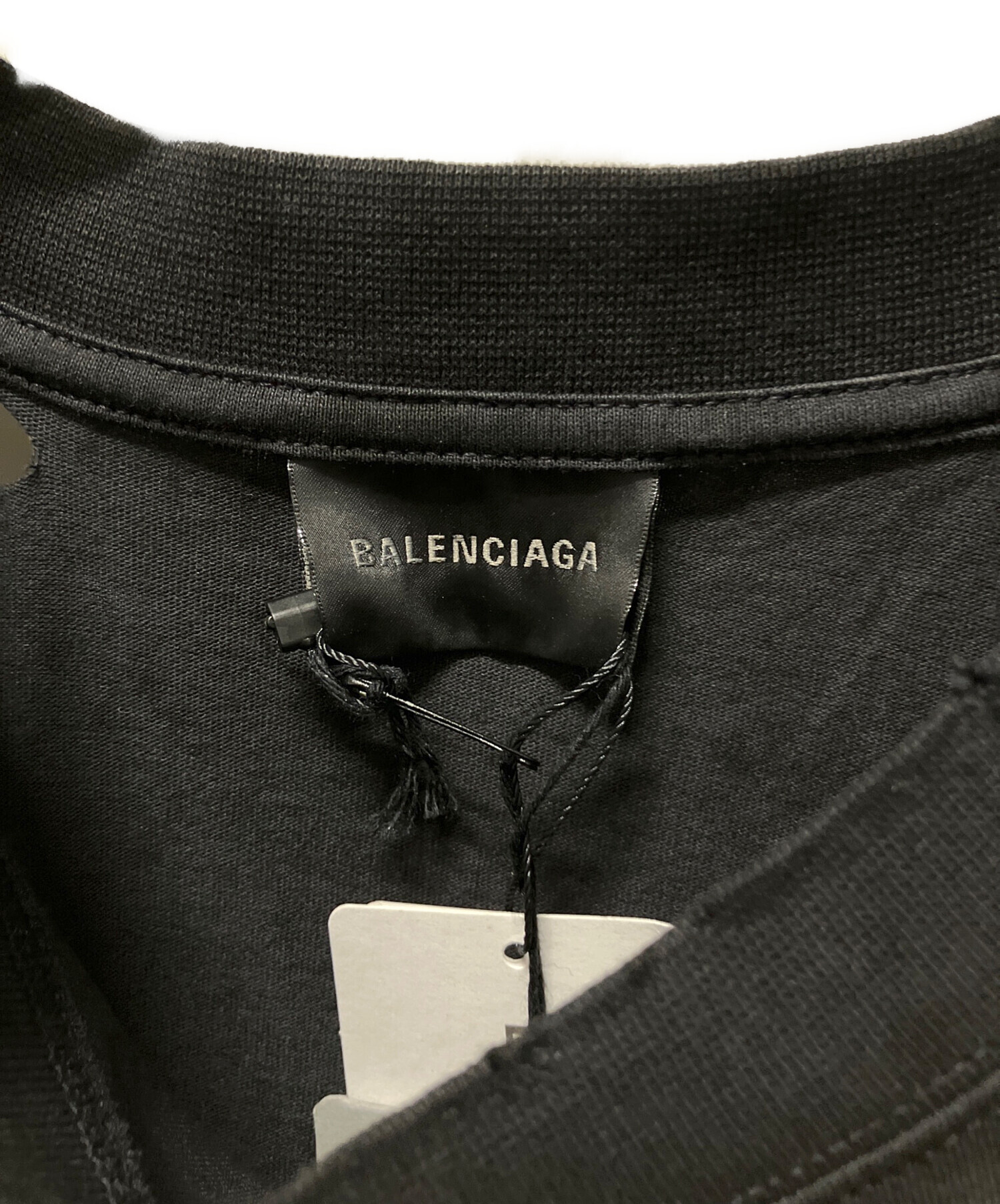 中古・古着通販】BALENCIAGA (バレンシアガ) EMO ロゴTシャツ/ボクシー