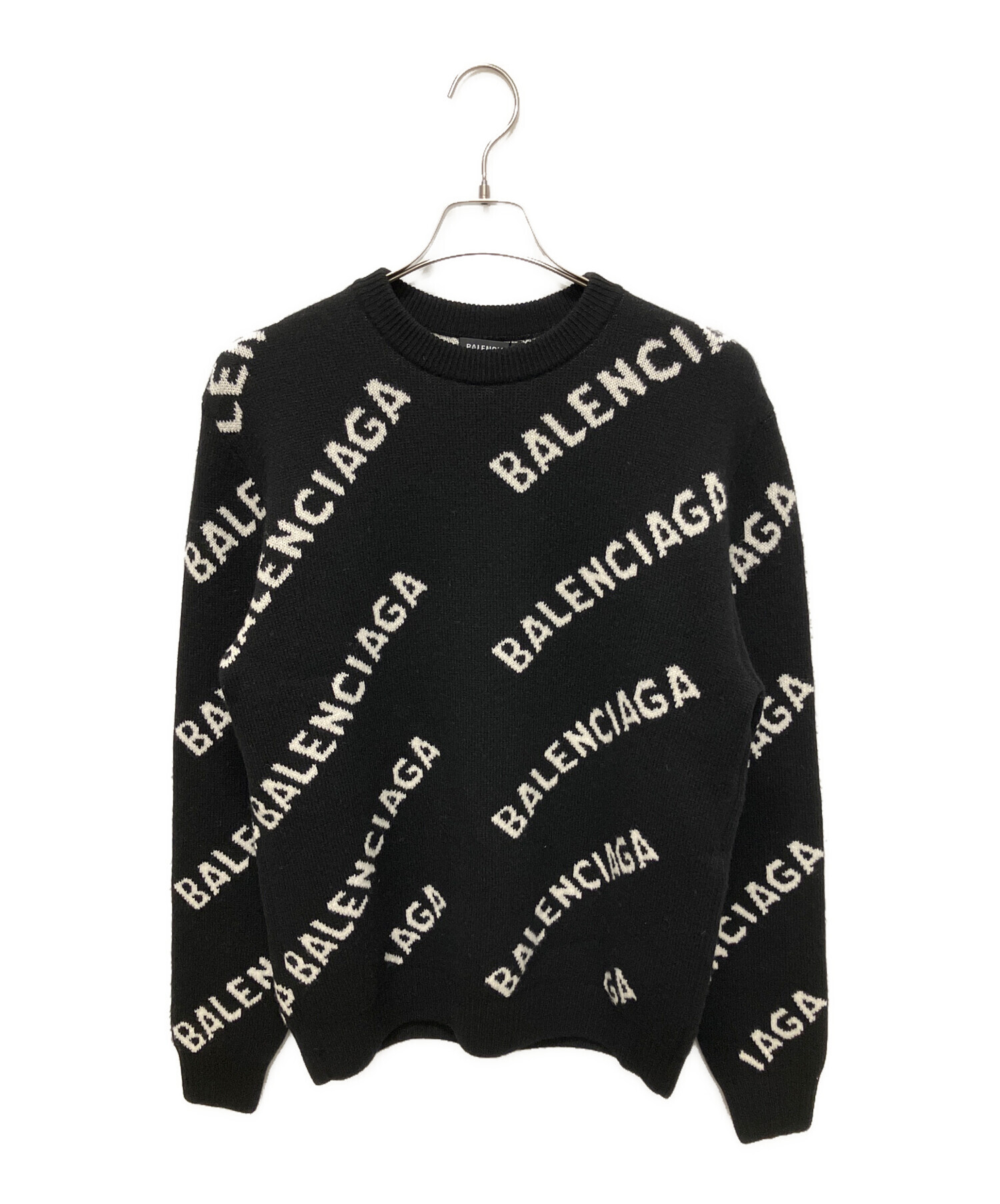 中古・古着通販】BALENCIAGA (バレンシアガ) ALL OVER LOGO KNIT