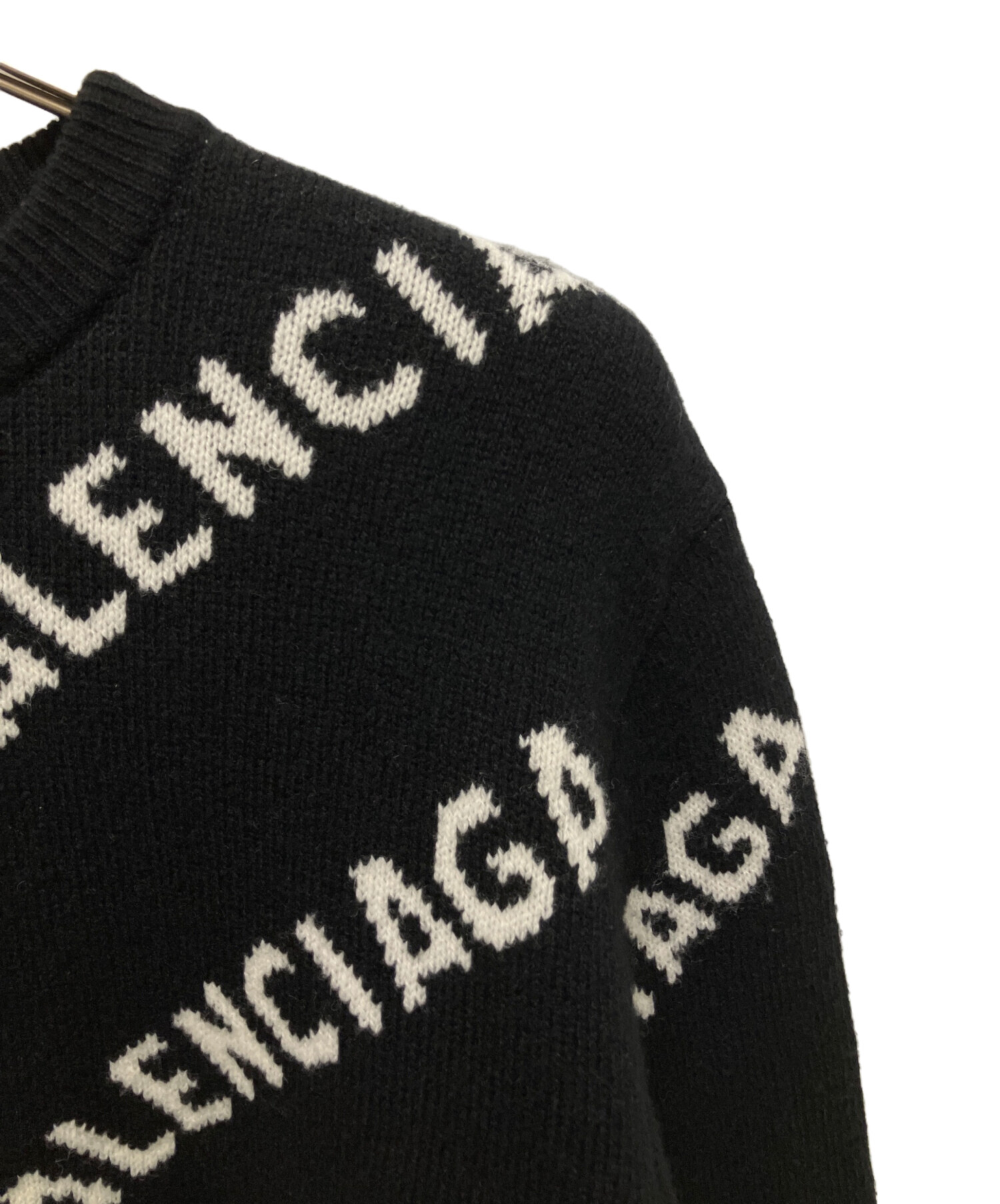 中古・古着通販】BALENCIAGA (バレンシアガ) ALL OVER LOGO KNIT