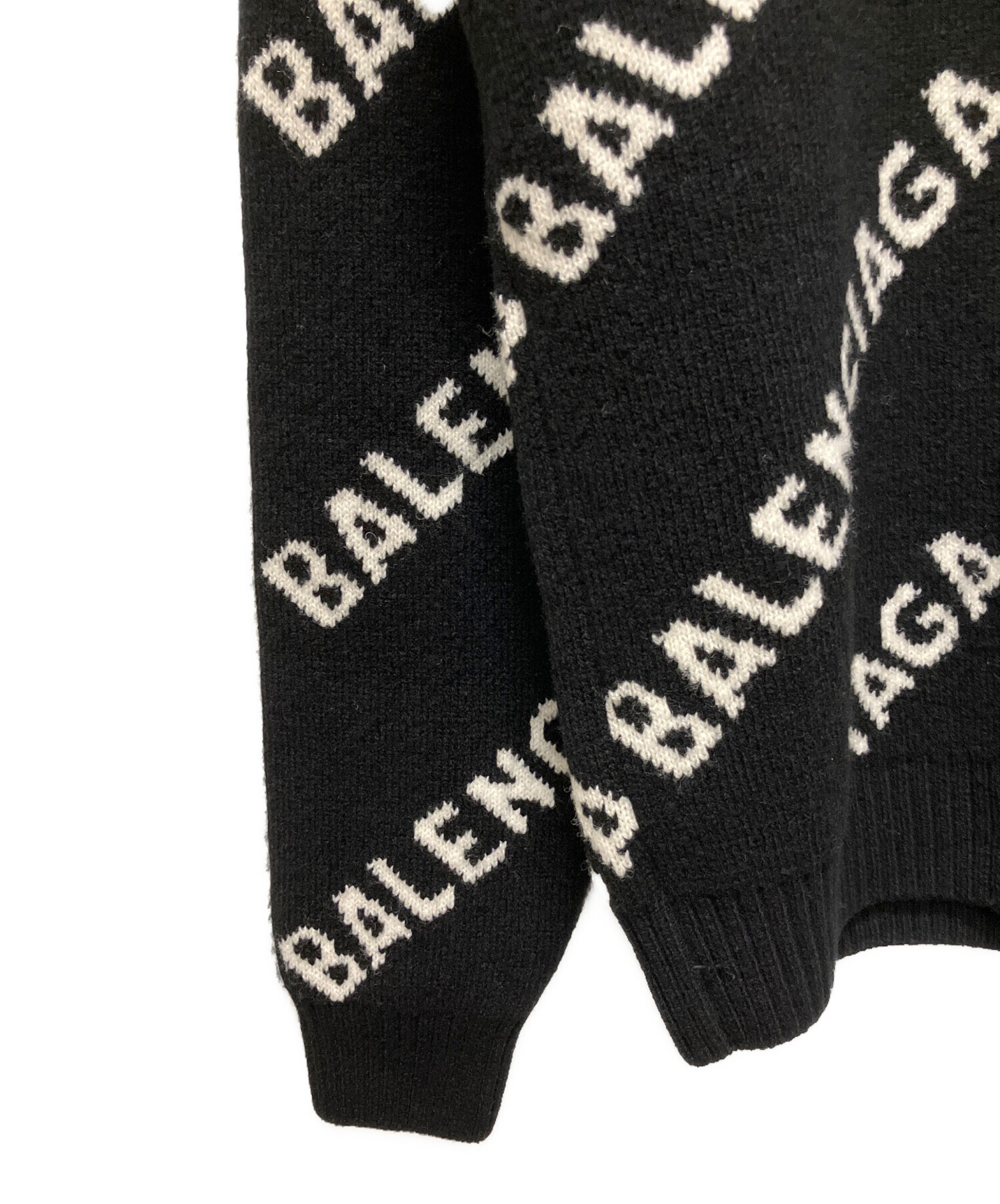 中古・古着通販】BALENCIAGA (バレンシアガ) ALL OVER LOGO KNIT