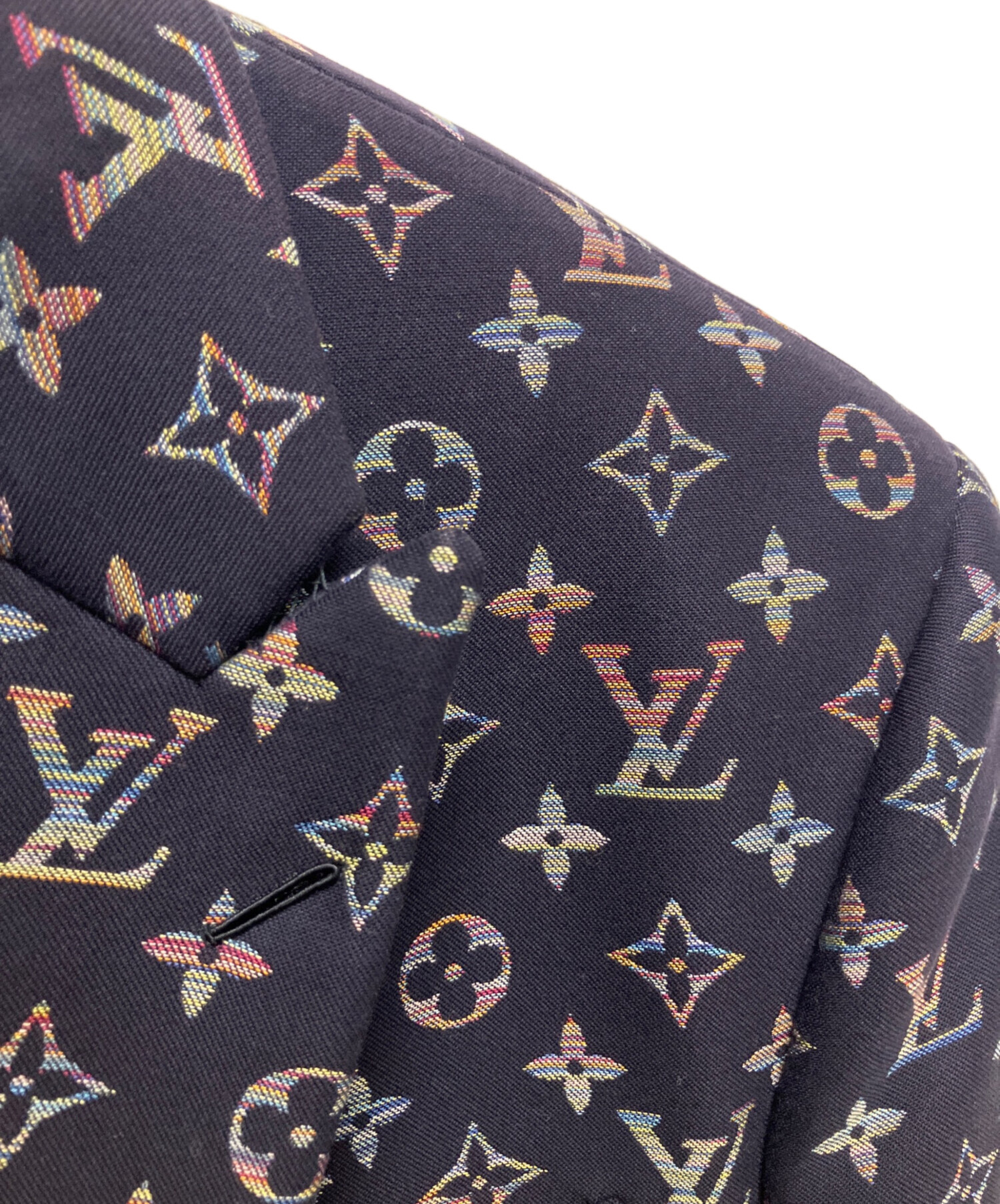 louisvuitton☆シングル2Bスーツ/紺/裏地ヴィヴィエンヌused品 中古・古着通販】LOUIS VUITTON (ルイ ヴィトン) LV Vivienne