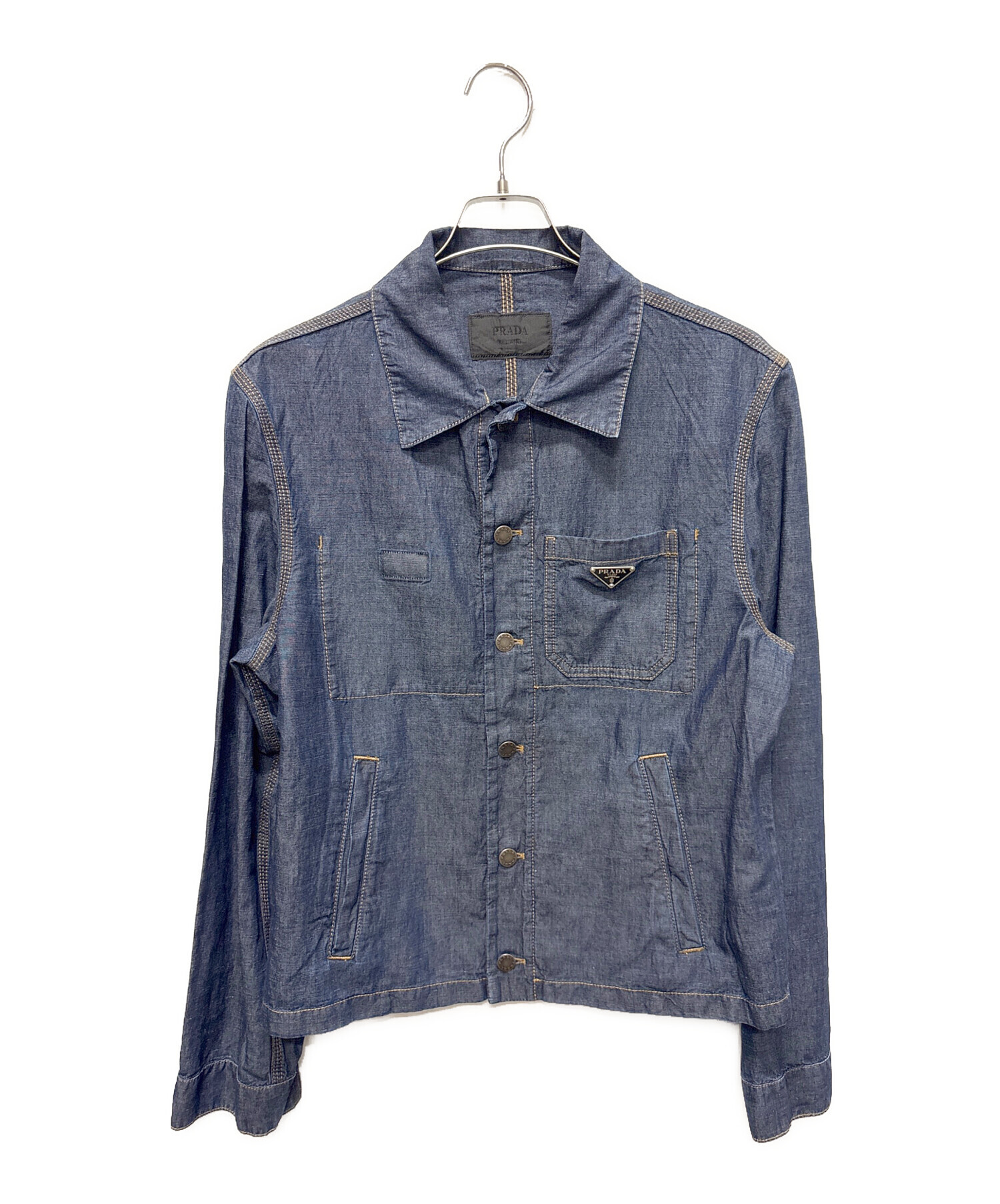 中古・古着通販】PRADA (プラダ) 24SS シャンブレーブルゾン