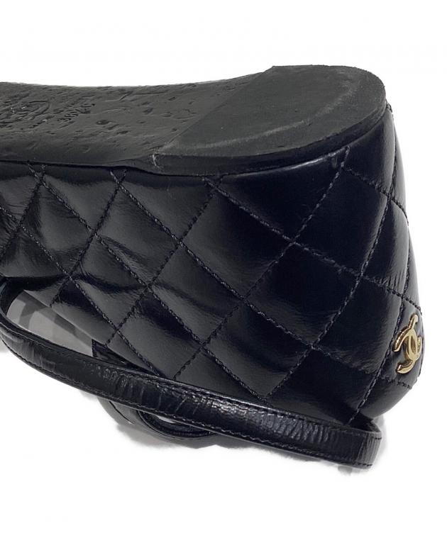 中古・古着通販】CHANEL (シャネル) マトラッセ ヒールレザーサンダル
