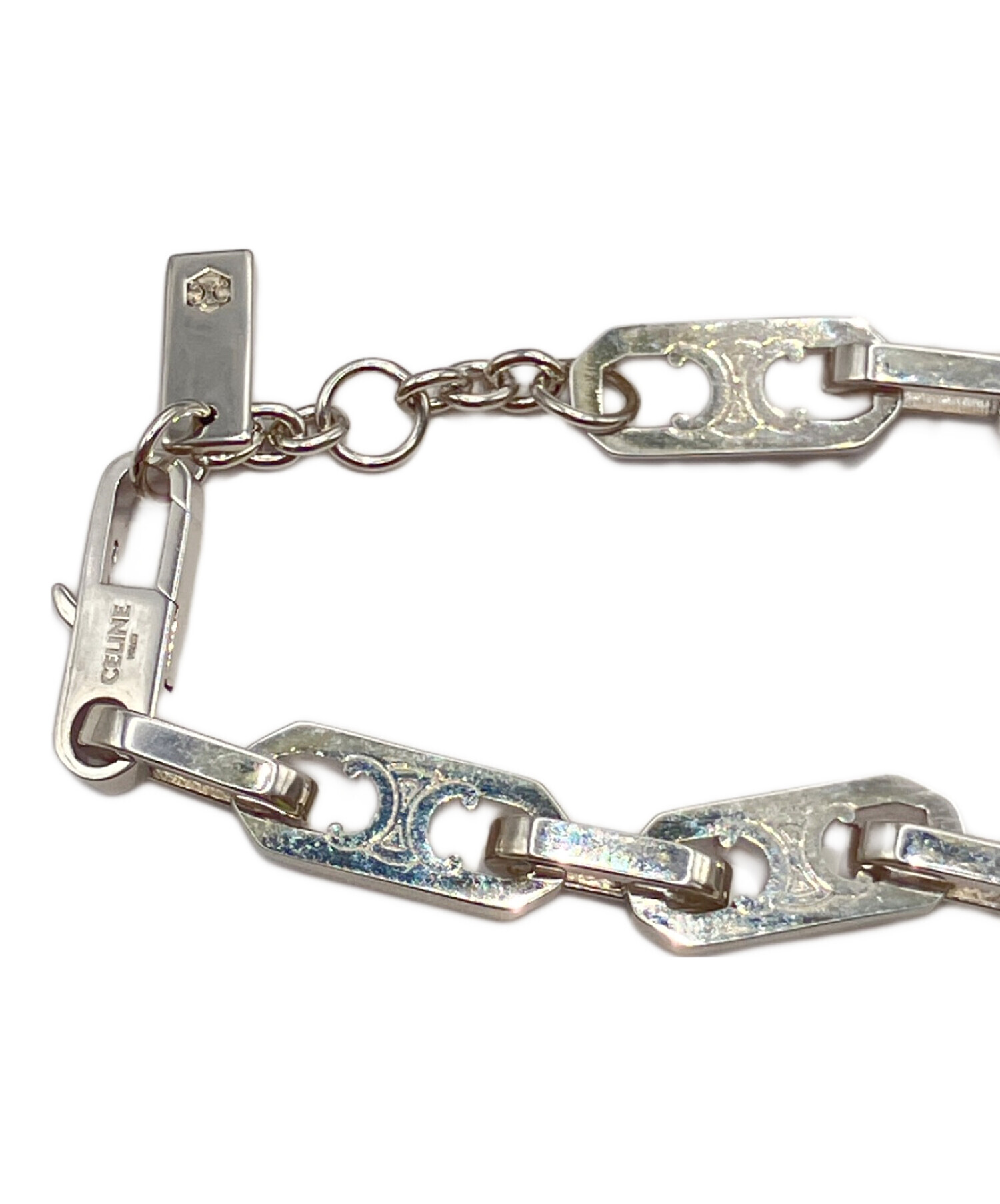専用 CELINE セリーヌ two tone bracelet 中古・古着通販】CELINE (セリーヌ) 25AW トリオンフ スモール